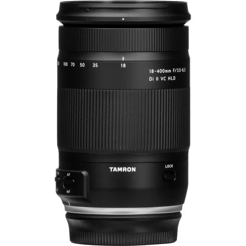 Tamron 18-400mm f/3.5-6.3 Di II VC HLD All-in-One Zoom Lens for Canon/Nikon DSLR Cameras - Perfect for Travel, Wildlife & Sports Photography