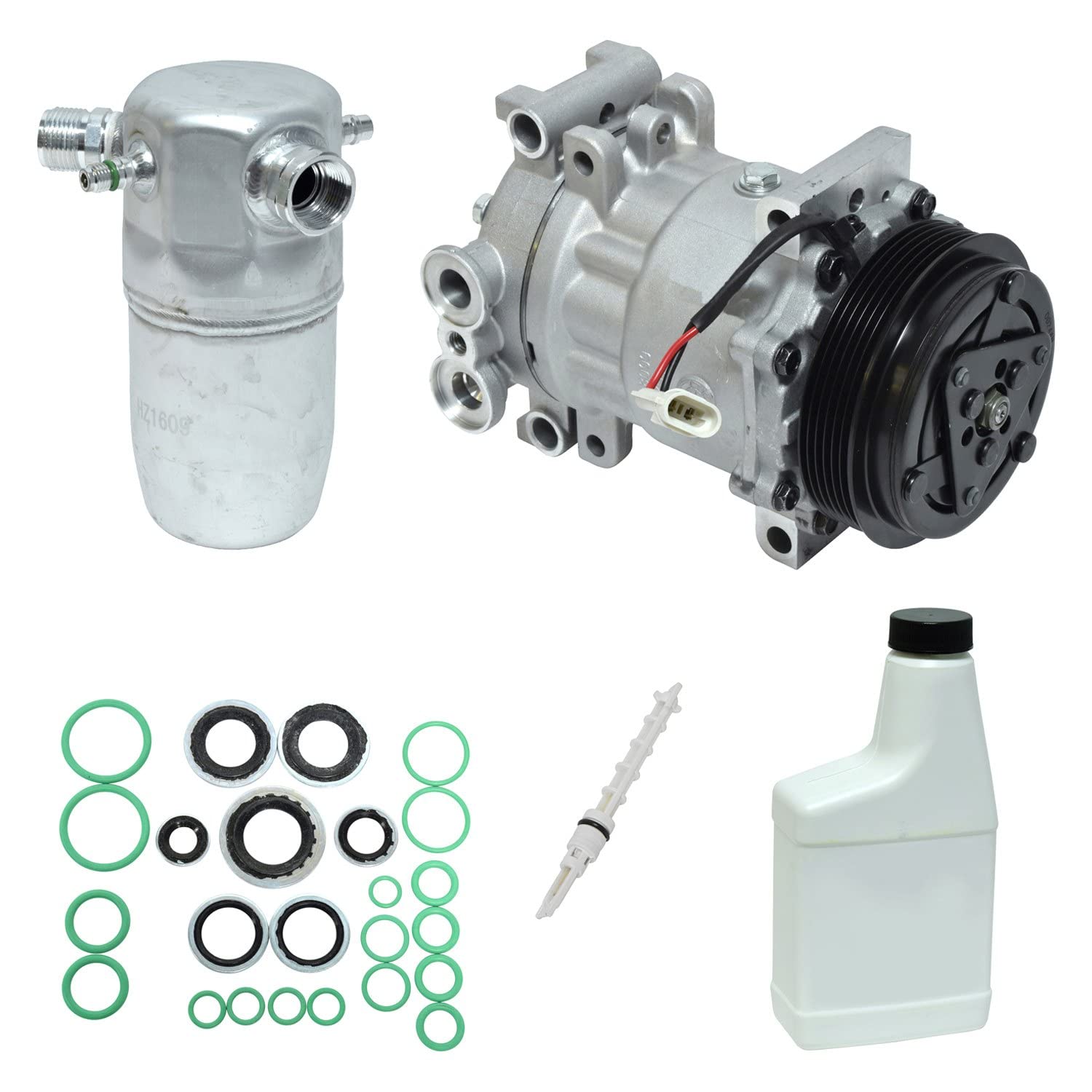 HVAC A/C Compressor Replacement Kit - Compatible with [Vehicle Models] - High Performance Auto Air Conditioning Compressor Kit - Perfect for Summer Car Cooling System Repair & Maintenance