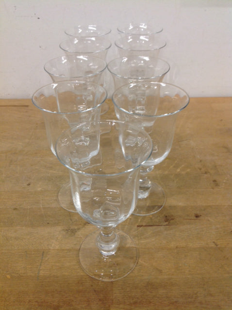 Set of 9 Mikasa French Countryside Goblets - Elegant Stemware for Wine, Water & Cocktails - Perfect for Weddings, Dinner Parties & Holiday Entertaining