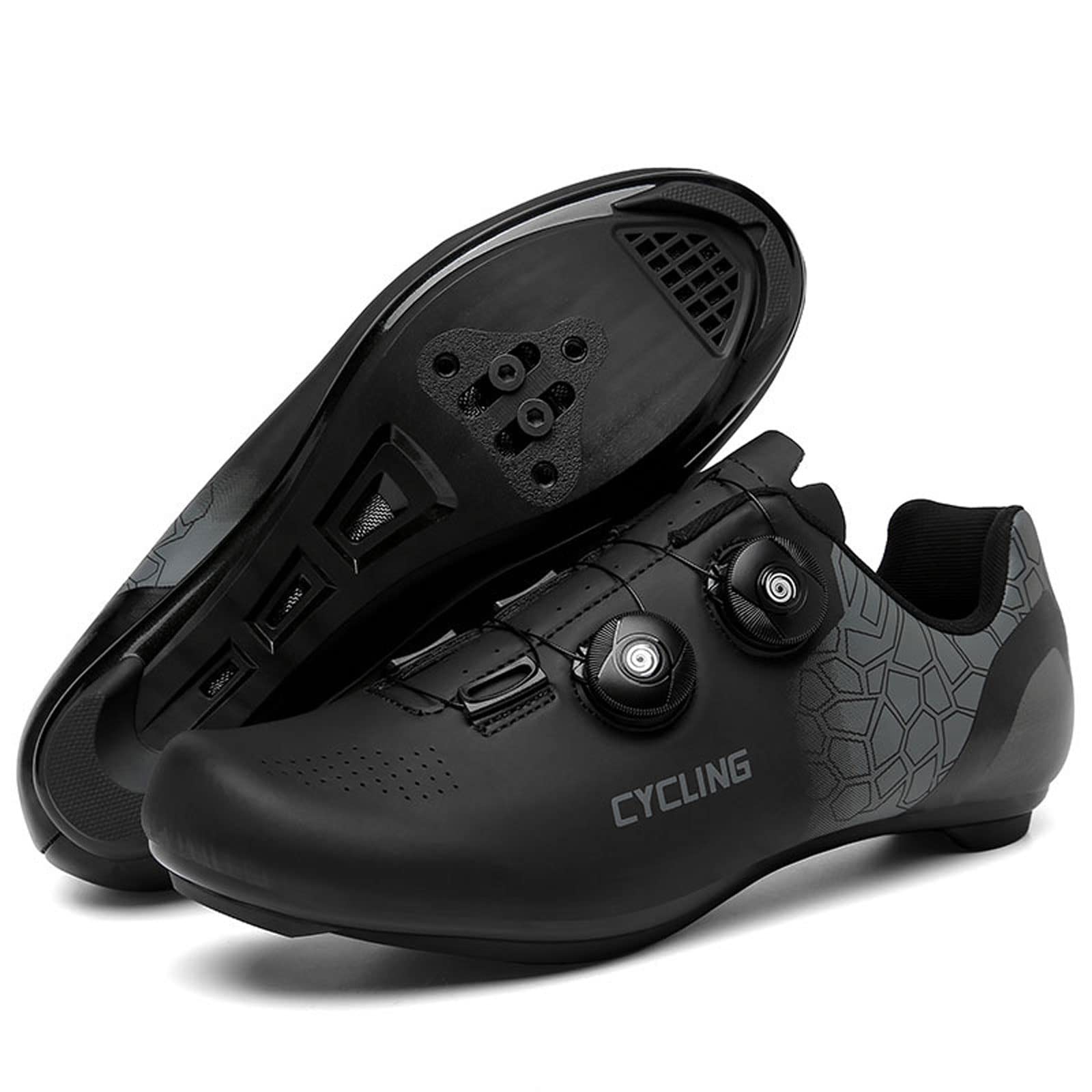GZDD Men's & Women's Road & MTB Cycling Shoes - SPD Cleats for Speed & Flat Pedal Bicycle Shoes - Ideal for Mountain Biking, Road Racing & Outdoor Cycling Adventures
