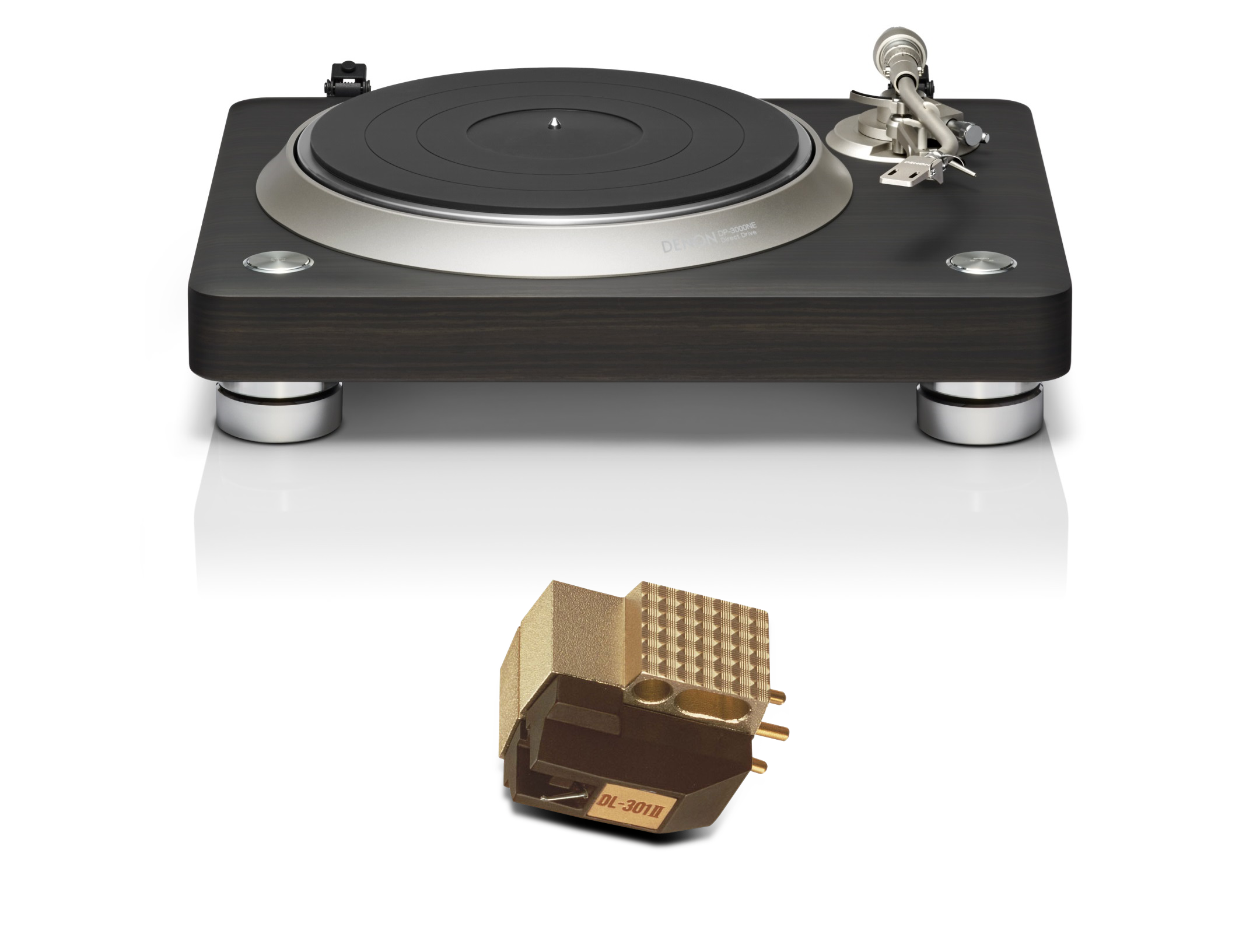 Denon DP-3000NE Premium Direct Drive Hi-Fi Turntable with Pre-Installed Phono Cartridge - High-End Vinyl Record Player for Audiophiles & Home Entertainment Systems