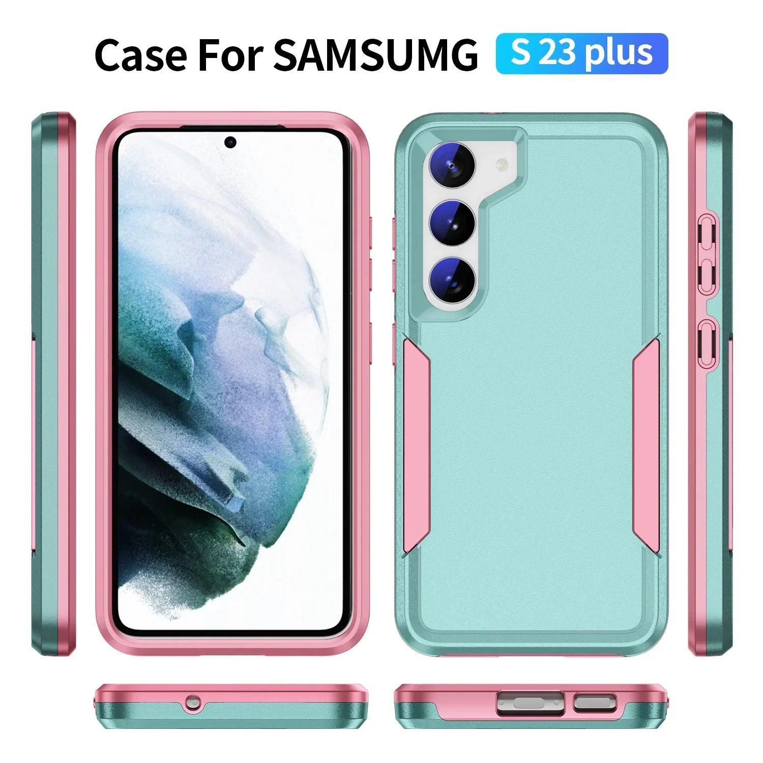 Samsung Galaxy S24 Shockproof Case - Heavy Duty Anti-Slip Protective Phone Cover for Everyday Use, Outdoor Activities & Travel