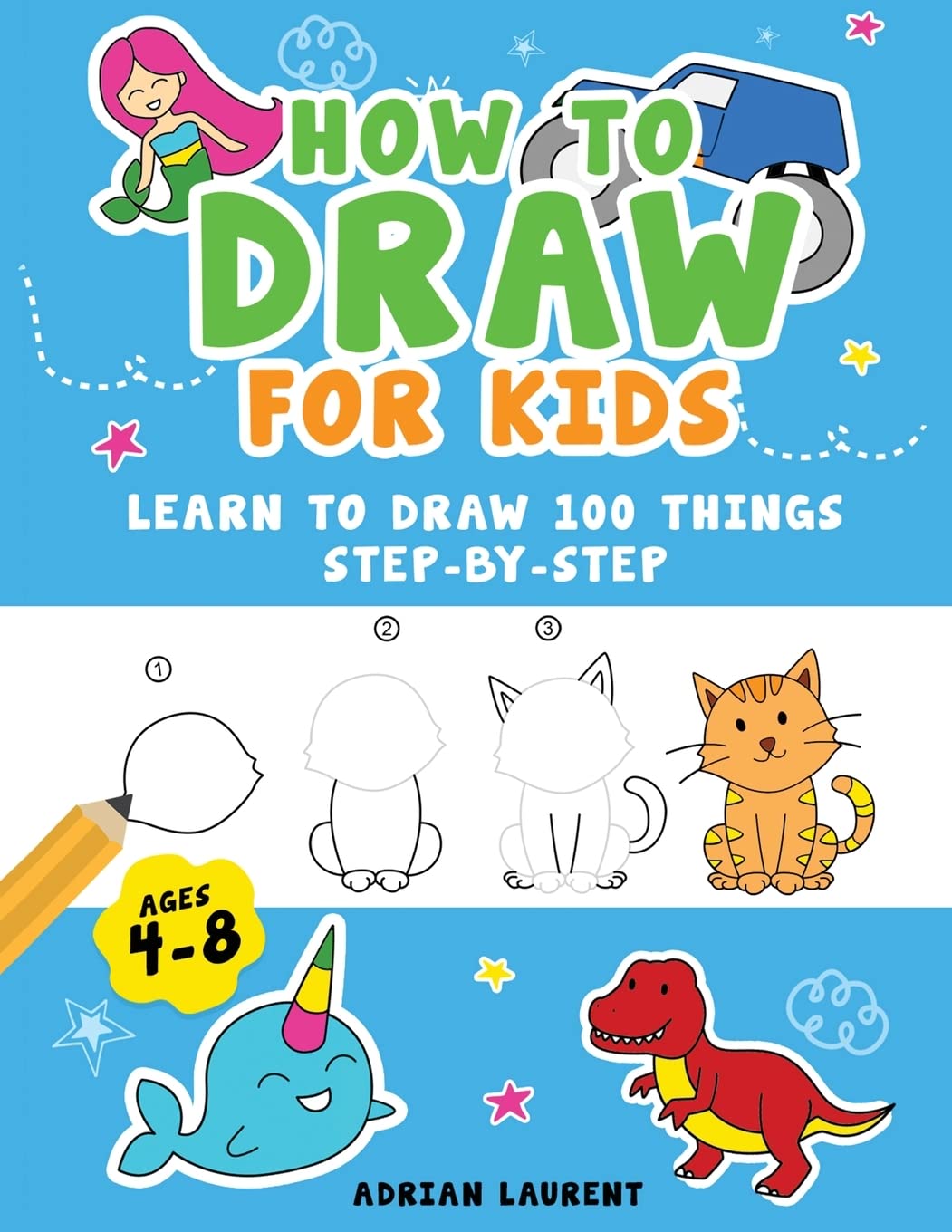Learn to Draw 101 Fun People for Kids Ages 4-8 - Step by Step Drawing Book for Children with Easy Instructions | Perfect for Beginners, Art Classes & Creative Playtime