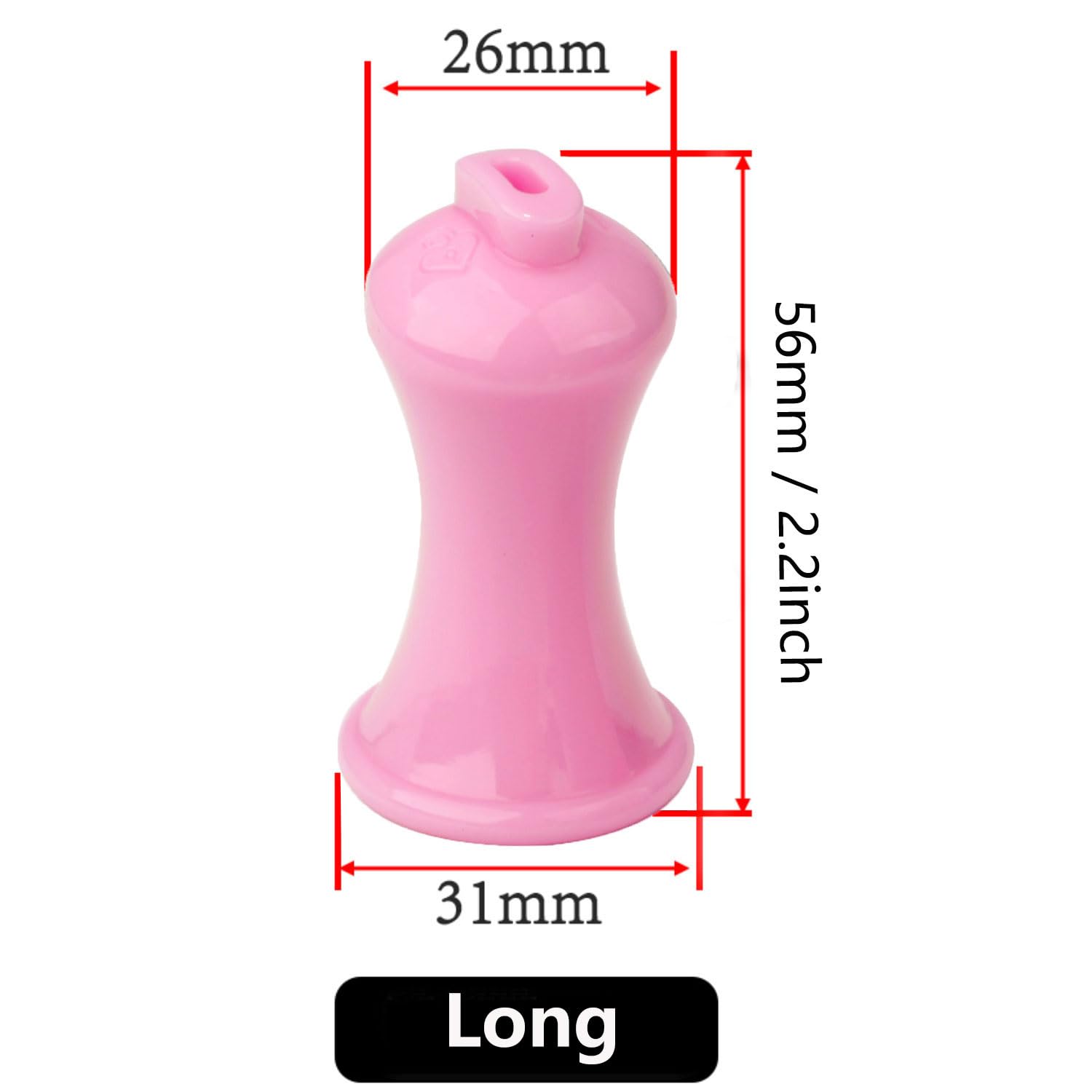 Premium Male Chastity Cage Device - BDSM Sex Toy for Men with 2 Size Options (Long/Short) | Comfortable Pink Chastity Lock for Couples Play & Long-Term Wear | Perfect for BDSM Lovers & Adult Roleplay Scenes
