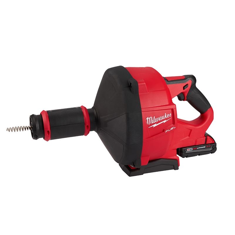 M18 FUEL 18V Brushless Cordless Drain Snake with Cable Drive Kit (2772A-21) - Powerful Plumbing Tool for Clogged Sinks, Showers & Bathtubs