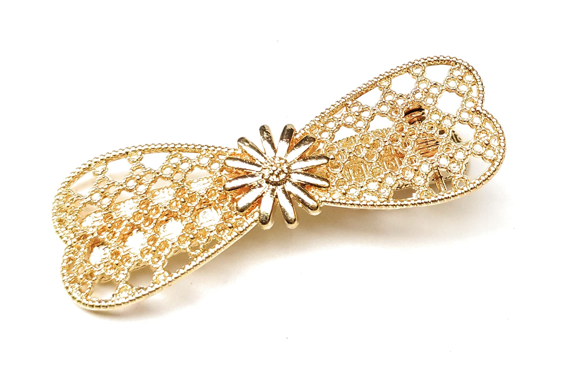 MOOLYAVAAN Handmade Pearl Hair Pins Set of 4 - Elegant Hair Clips, Barrettes & Hair Ties for Women & Girls - Fashion Hair Accessories for Parties, Weddings & Special Occasions (Multicolor)