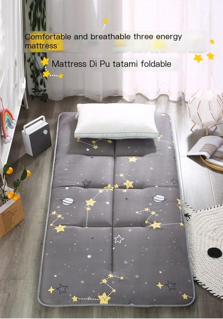Japanese Floor Futon Mattress - Foldable Tatami Floor Mat for Camping, Kids Bed, Lounger & Guest Bed - Portable Twin Size (1.2x2m) - Perfect for Small Spaces, Sleepovers & Outdoor Adventures