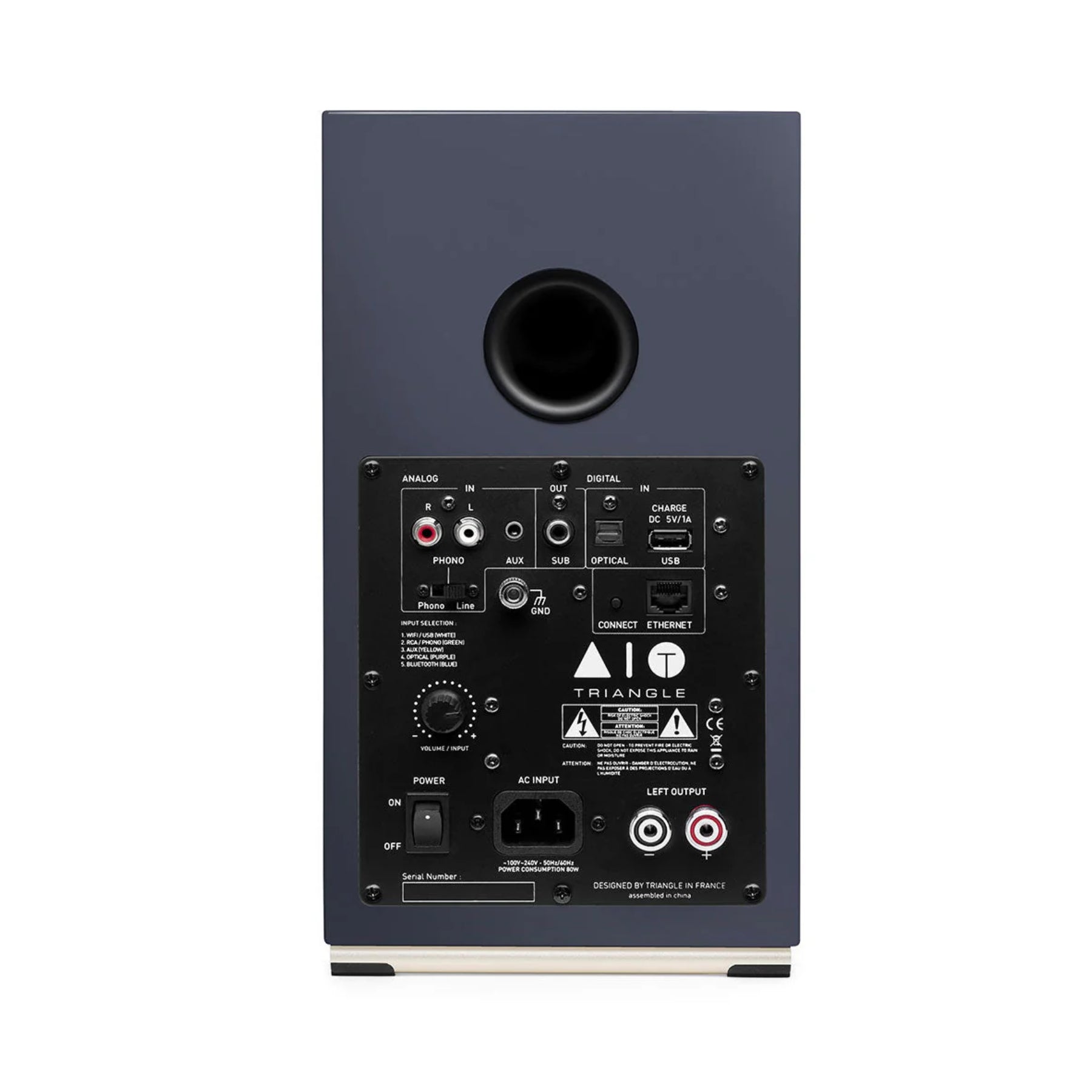 Triangle AIO Twin Powered Bookshelf Speakers Pair - High-Quality Open Box Clearance | Perfect for Home Theater, Gaming & Music Listening