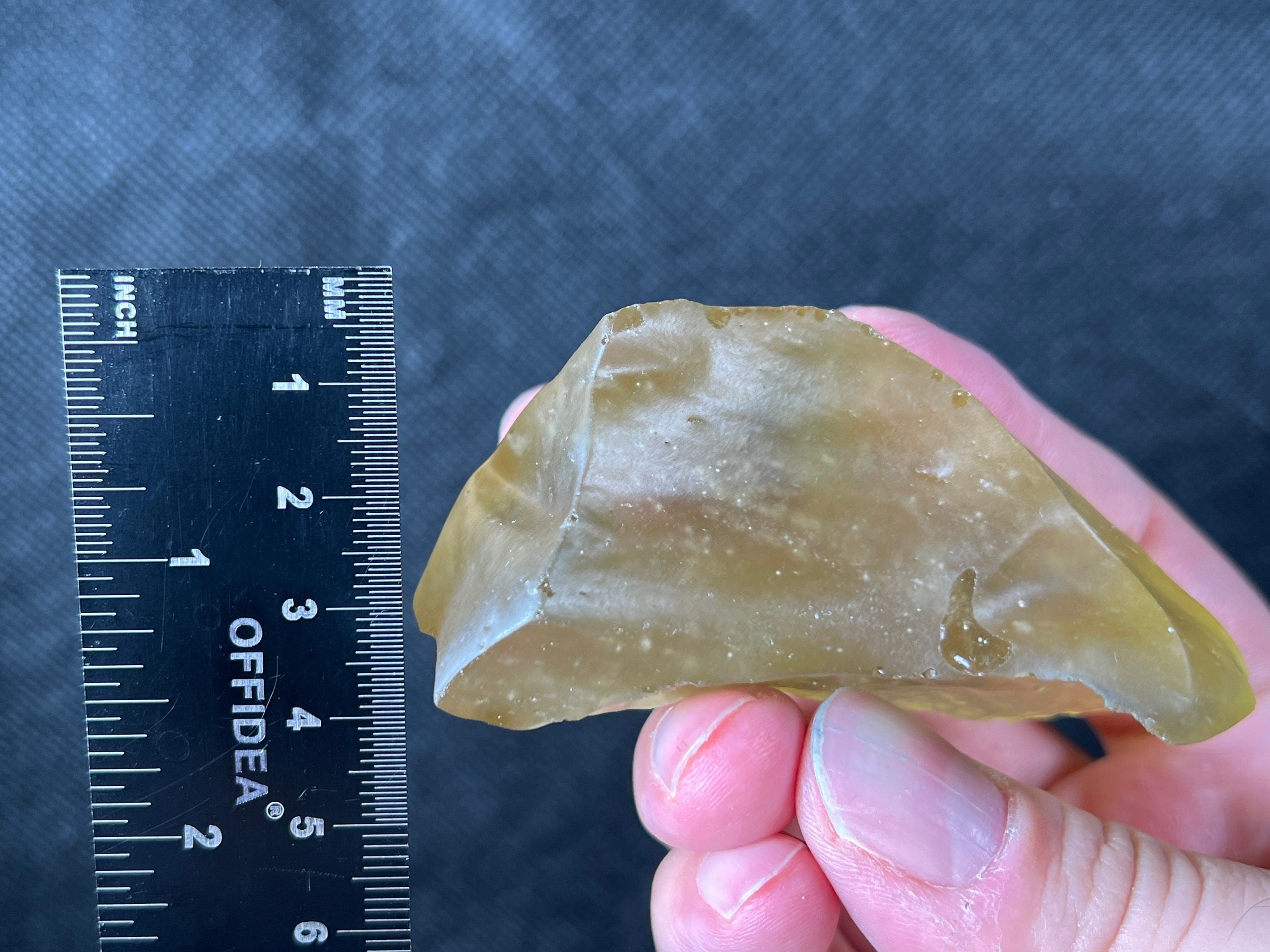 Libyan Desert Glass Raw Crystal - Rare 112.5g Natural Stone for Unique Gifts, Home Decor, Healing Crystals & Mineral Collection (L1232) | Perfect for Meditation, Energy Work & Spiritual Practices