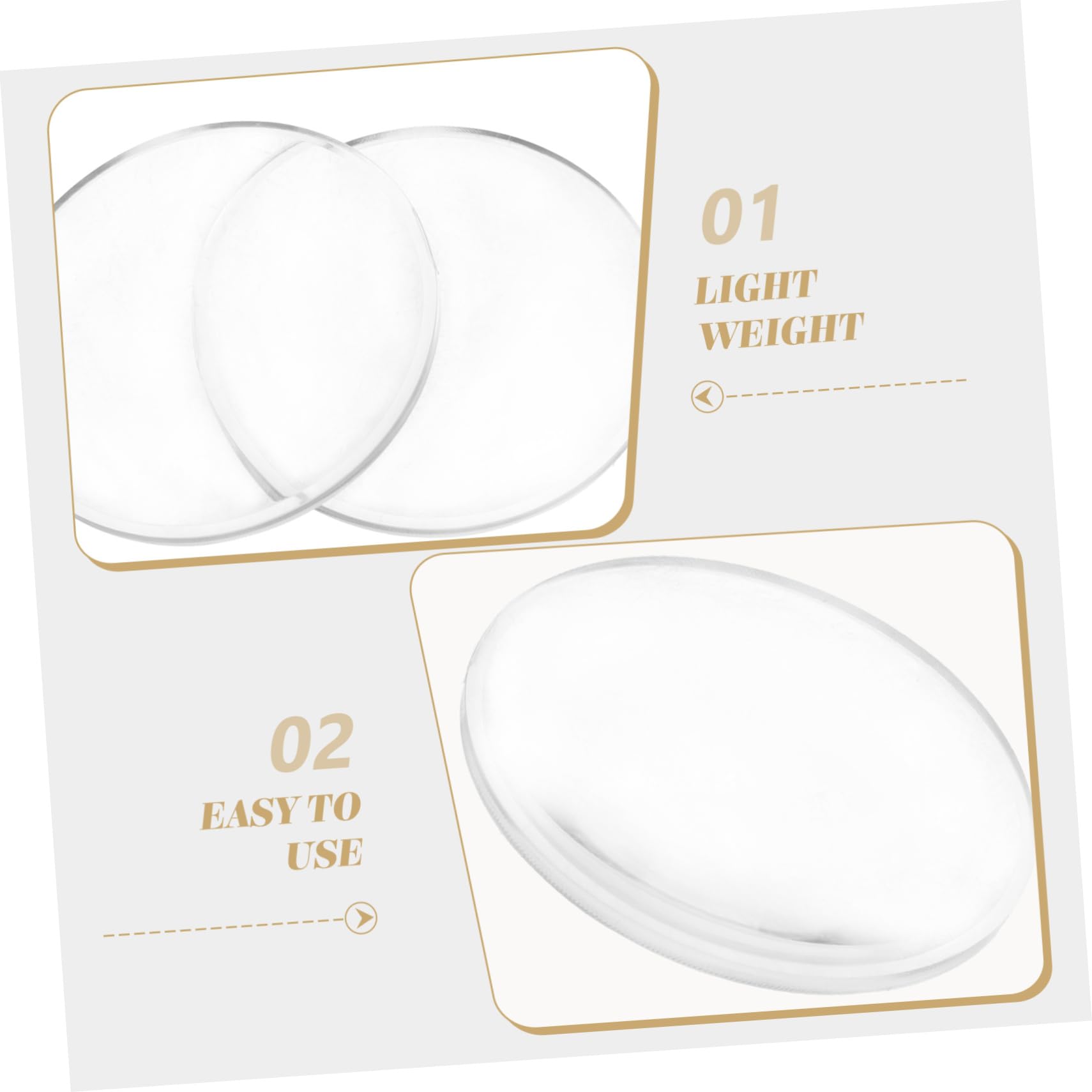 Minkissy 10-Piece 3D VR Lens Replacement Set - 31mm Round Convex Lenses for VR Headsets - Easy Installation Accessories for Enhanced Virtual Reality Gaming & Movie Watching Experience