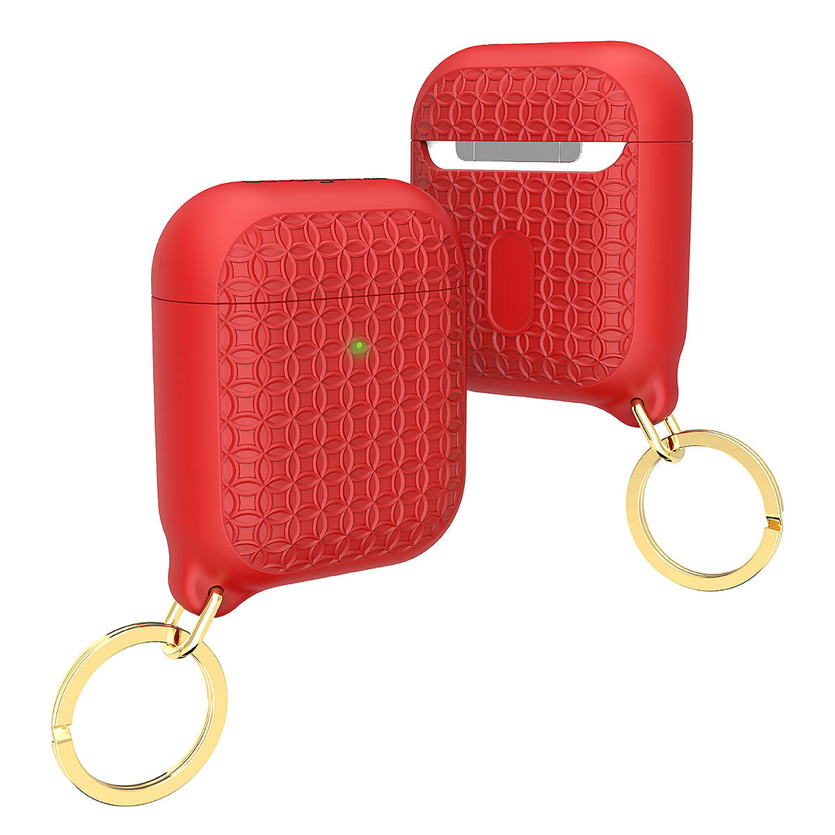 Premium AirPods 1 & 2 Protective Case with Keychain - Durable Cover for Apple AirPods 1st & 2nd Generation - Perfect for Travel, Gym & Everyday Use