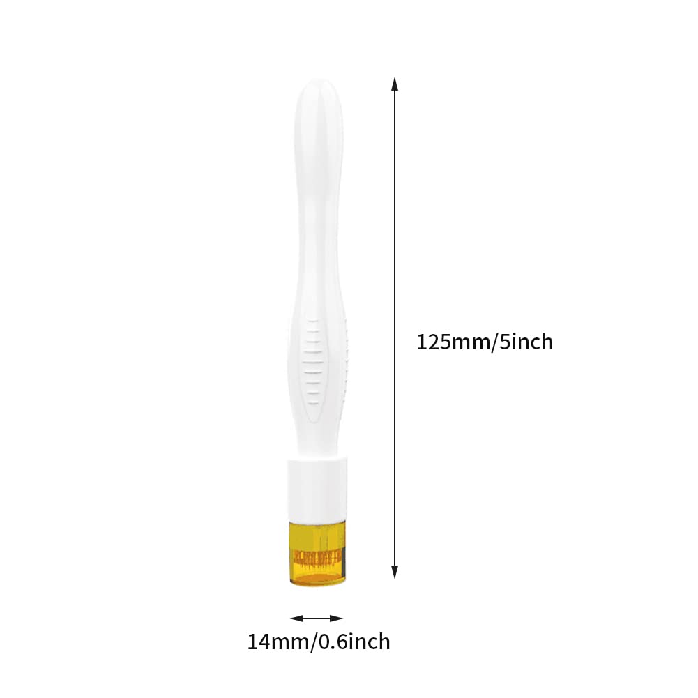 Myora 1.5mm Titanium Derma Roller for Face & Scalp – Professional Microneedling Stamp for Anti-Aging, Acne Scars, Pore Minimization & Hair Growth – At-Home Skin Care Treatment for Women & Men – Perfect for DIY Facial Rejuvenation & Beard Enhancement