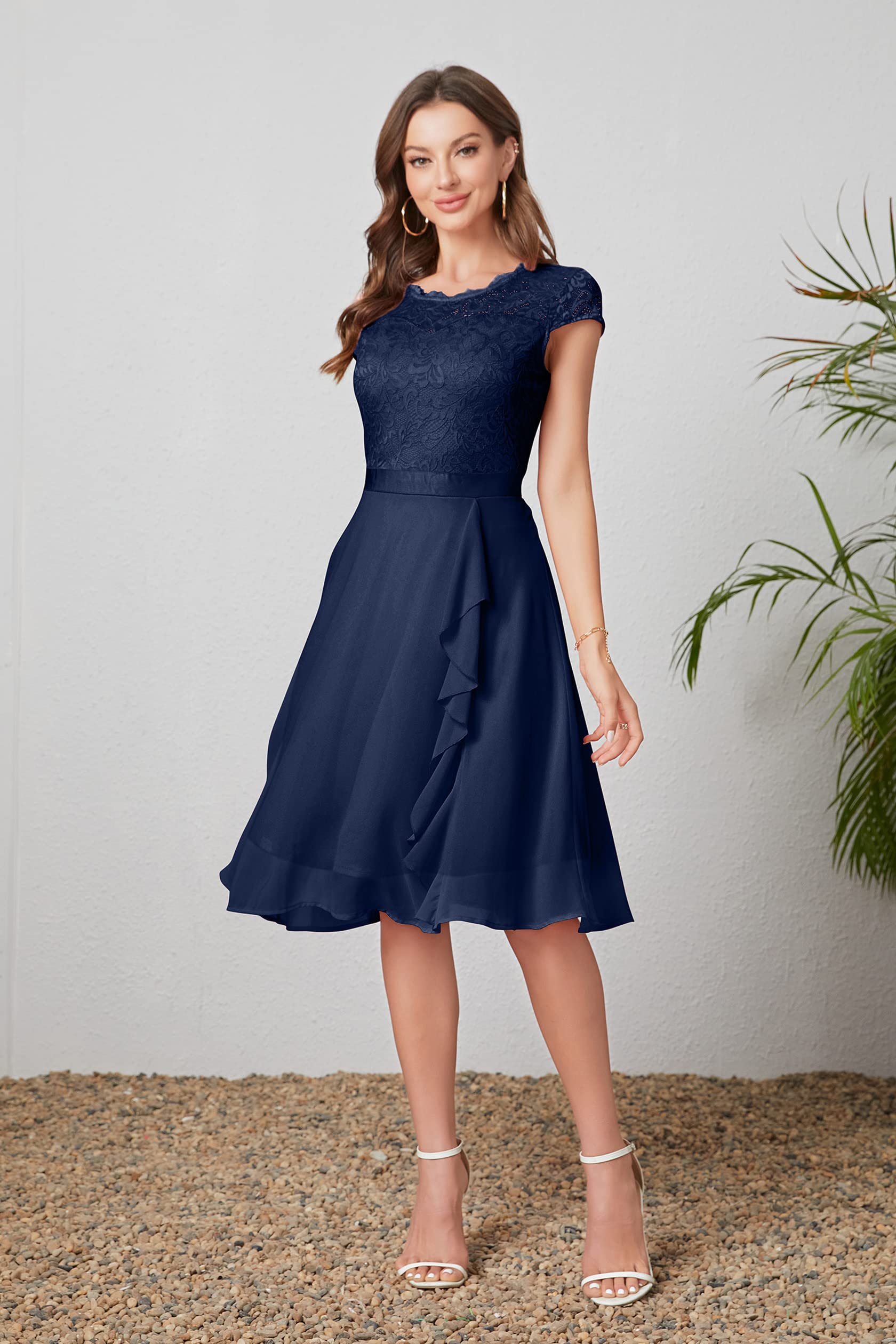 Elegant Women's Cocktail Dresses 2024 - Formal Evening Party Gowns, Wedding Guest Dresses & Semi-Formal Prom Attire for Special Occasions | Perfect for Galas, Bridal Showers & Cocktail Receptions