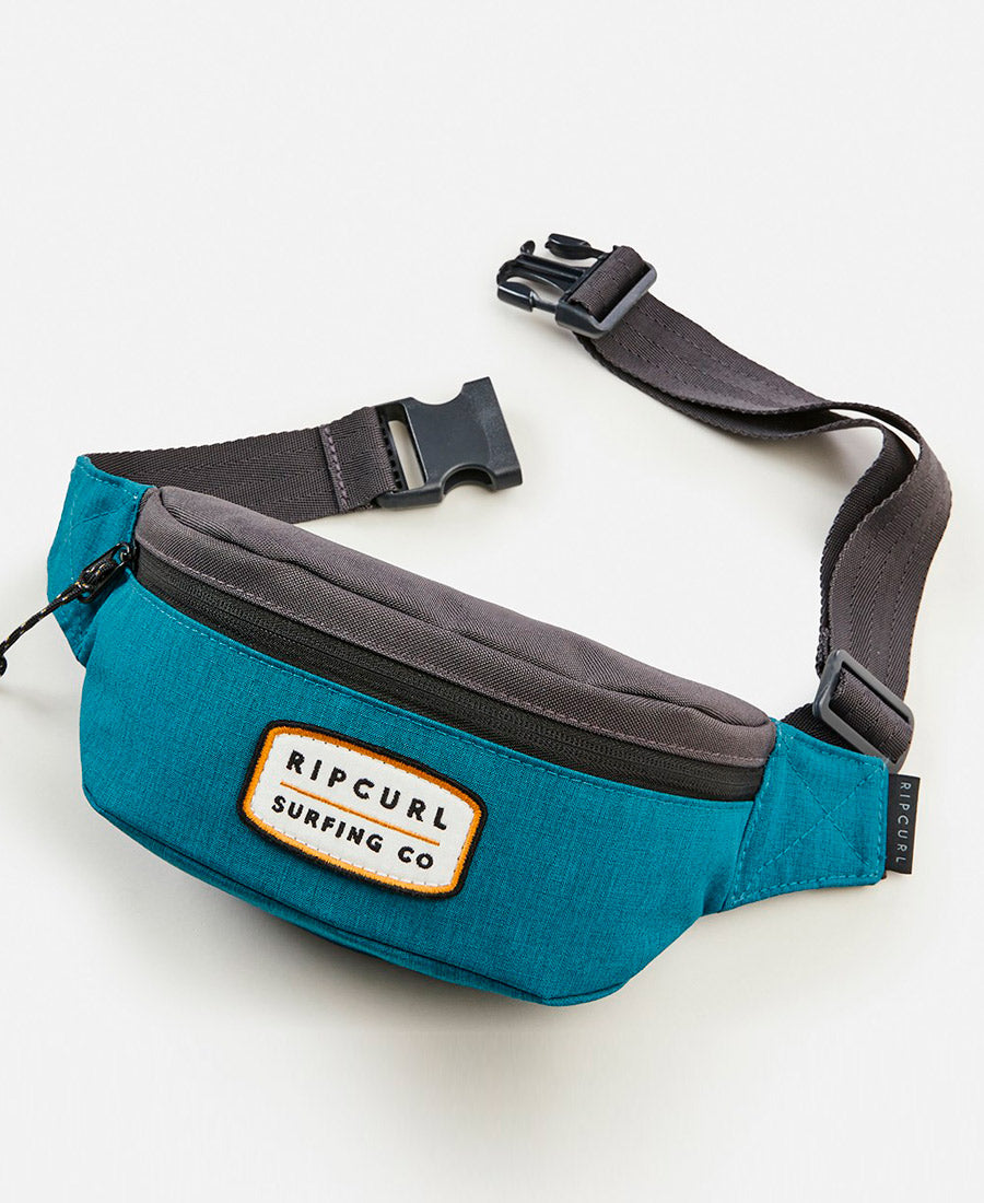 Rip Curl Small Driven Waist Pack - Lightweight & Water-Resistant Fanny Pack for Men & Women - Perfect for Running, Hiking, Travel & Outdoor Activities