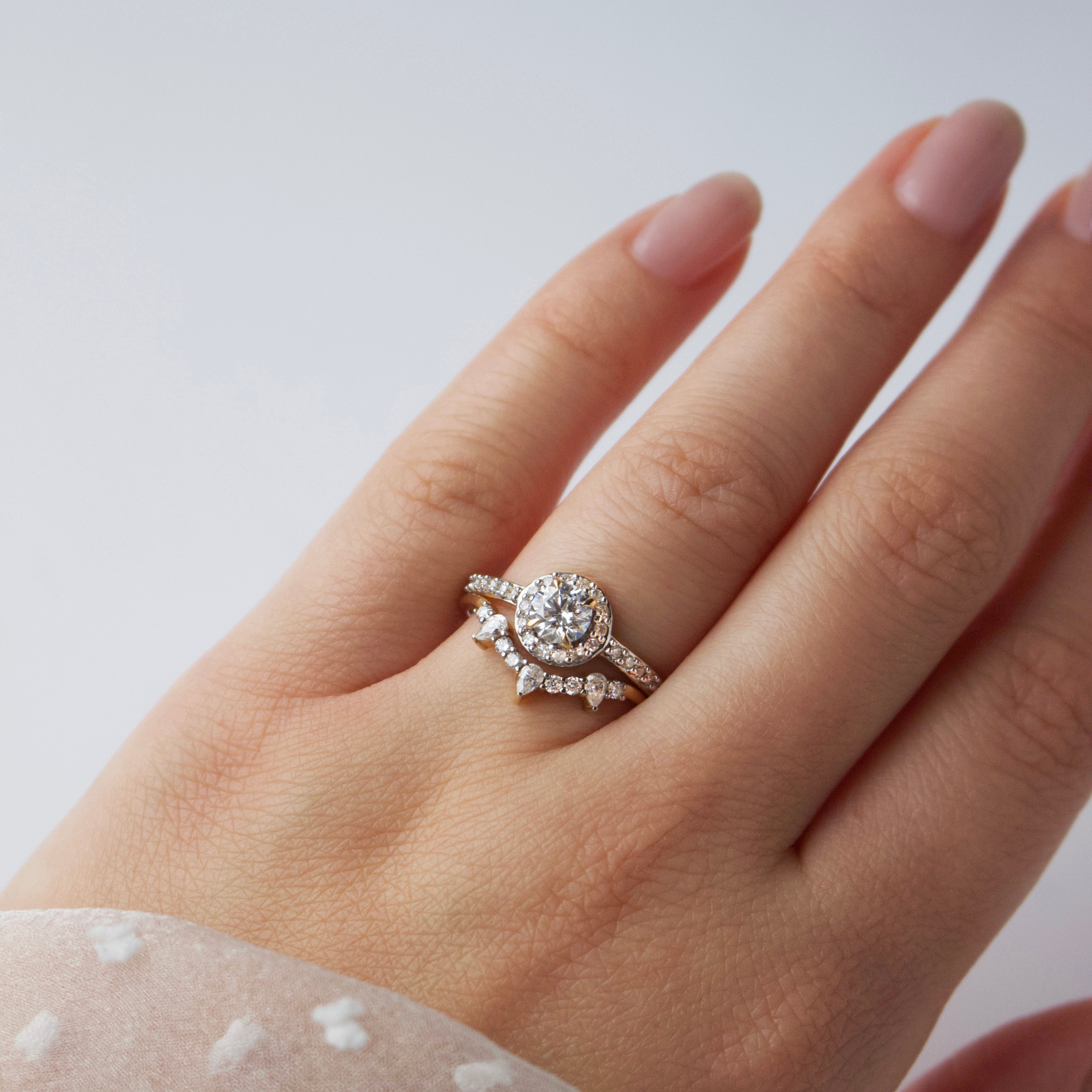 Grace CVD Diamond Ring - Size UK N 1/2 | Lab-Grown Diamond Engagement Ring for Women | Perfect for Proposals, Anniversaries & Special Occasions