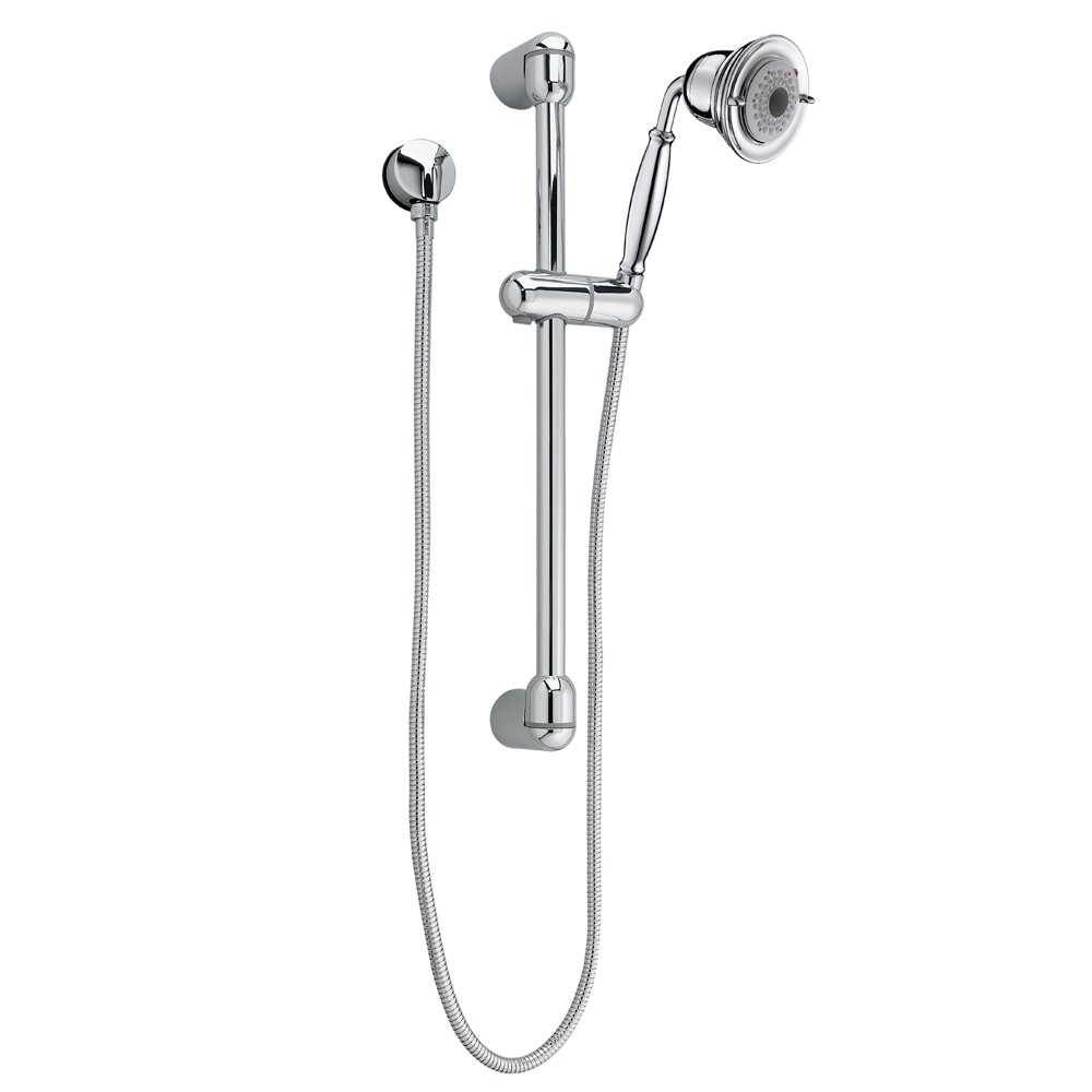 American Standard 1662.143.002 Flowise Water-Saving Shower System Complete Kit - Polished Chrome Finish for Bathroom & Shower Renovation | Perfect for Eco-Friendly Homes & Water Conservation