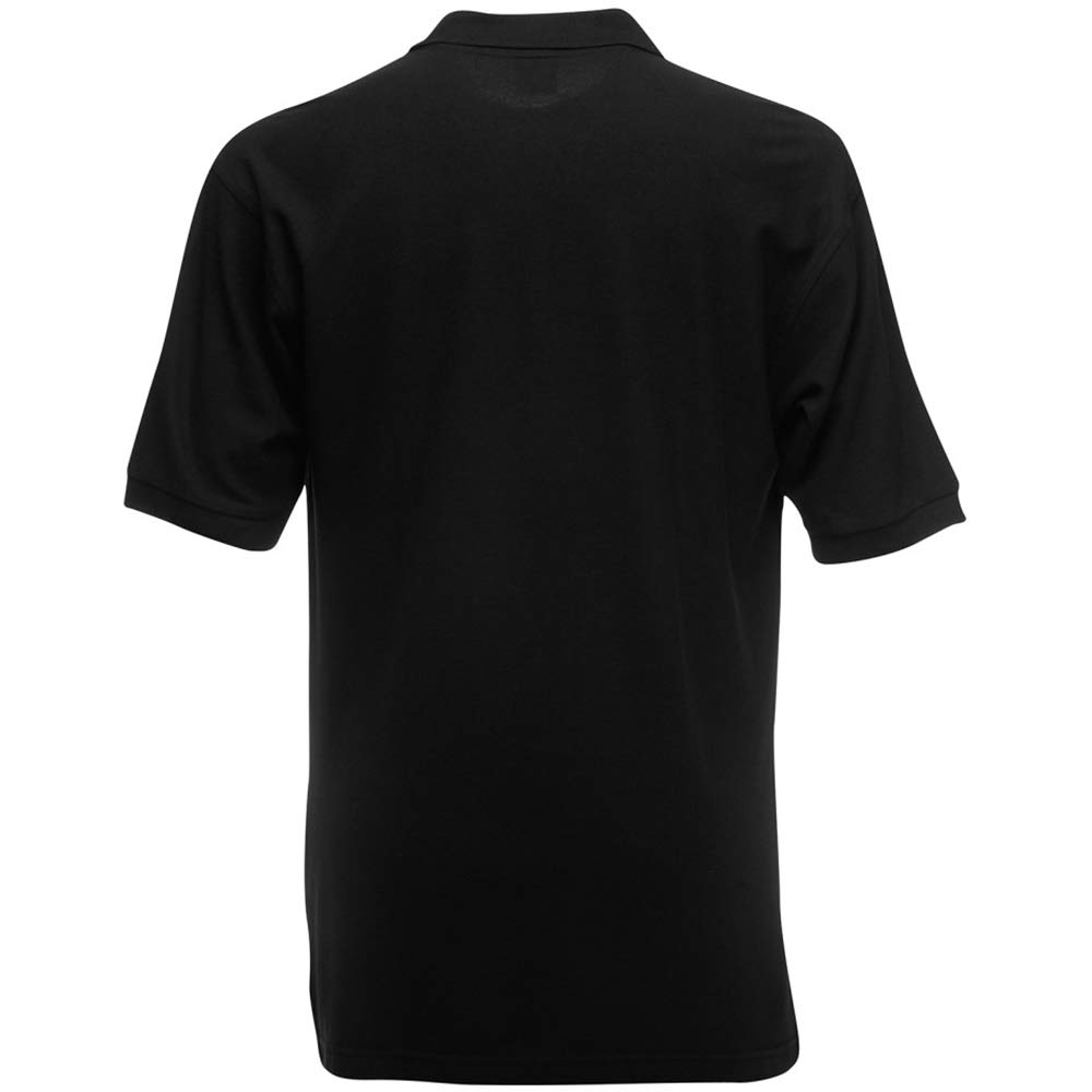 Fruit of the Loom Men's 65/35 Cotton Polyester Pique Short Sleeve Polo Shirt - Medium, Burgundy Red - Comfortable Casual Wear for Office, Golf & Everyday Outfits