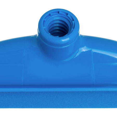 Carlisle 4156814 Sparta Spectrum Hygienic Floor Squeegee - 24 Inch Heavy Duty Rubber Blade for Commercial & Home Use - Blue - Ideal for Kitchen, Bathroom, Garage & Pool Cleaning