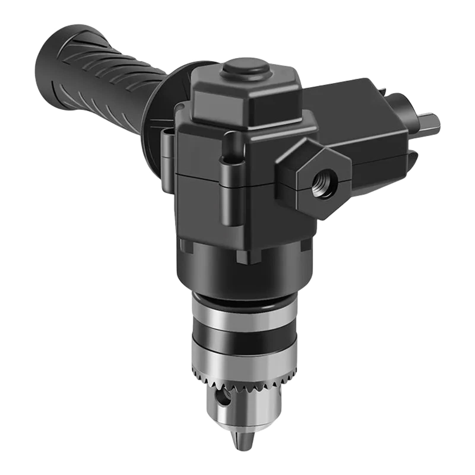 90 Degree Right Angle Drill Adapter - High Torque 360° Rotation Metal Bend Extension Chuck for Electric Drills - Perfect for Tight Spaces & DIY Home Projects