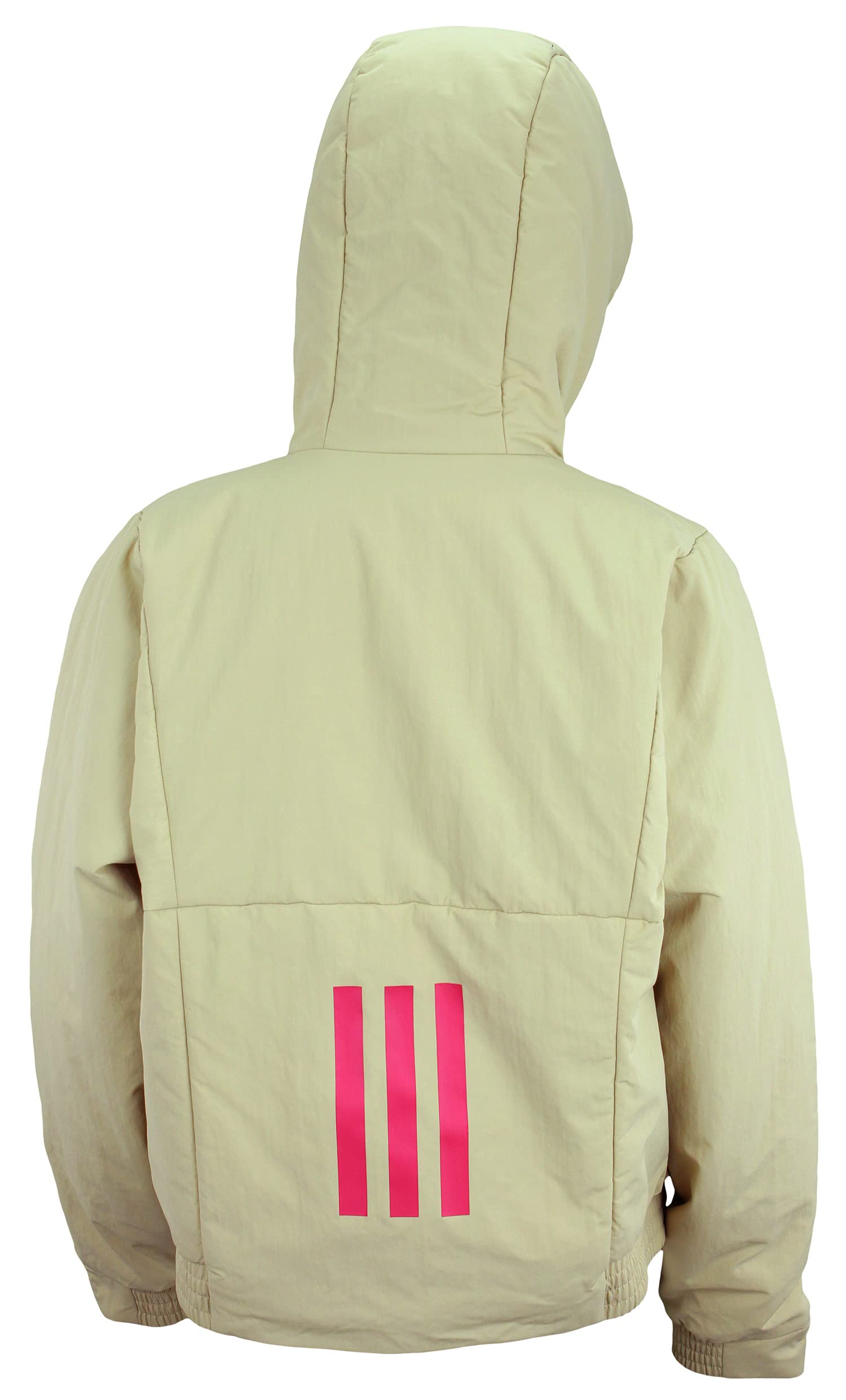 Adidas Women's Hooded Jacket for Back to School - Lightweight Fleece Outerwear for College, Campus & Casual Wear