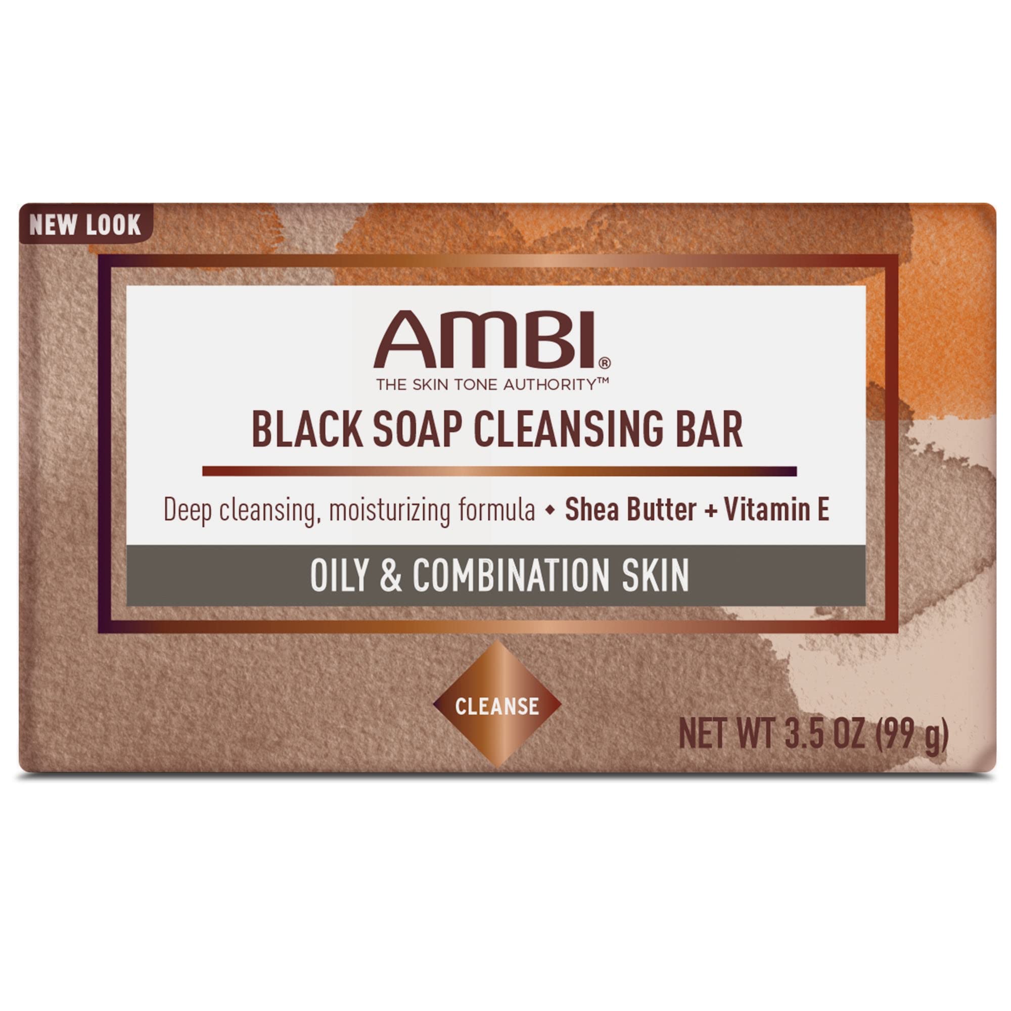 Ambi Black Soap with Shea Butter - 3.5 oz (Pack of 7) | Natural African Cleansing Bar for Acne, Dark Spots & Hyperpigmentation | Perfect for Face & Body Care Routine
