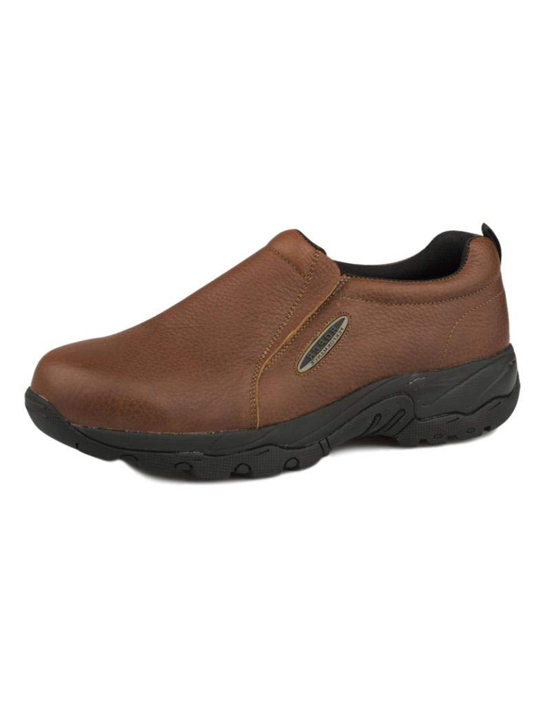 Roper Men's Western Slip-On Moccasin Shoes - Comfortable Casual Loafers for Cowboy Style & Everyday Wear