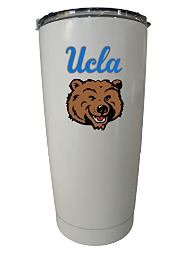 UCLA Bruins 16 oz Insulated Stainless Steel Tumbler - White Officially Licensed Collegiate Cup - Perfect for Game Day, School Spirit & Hot/Cold Drinks