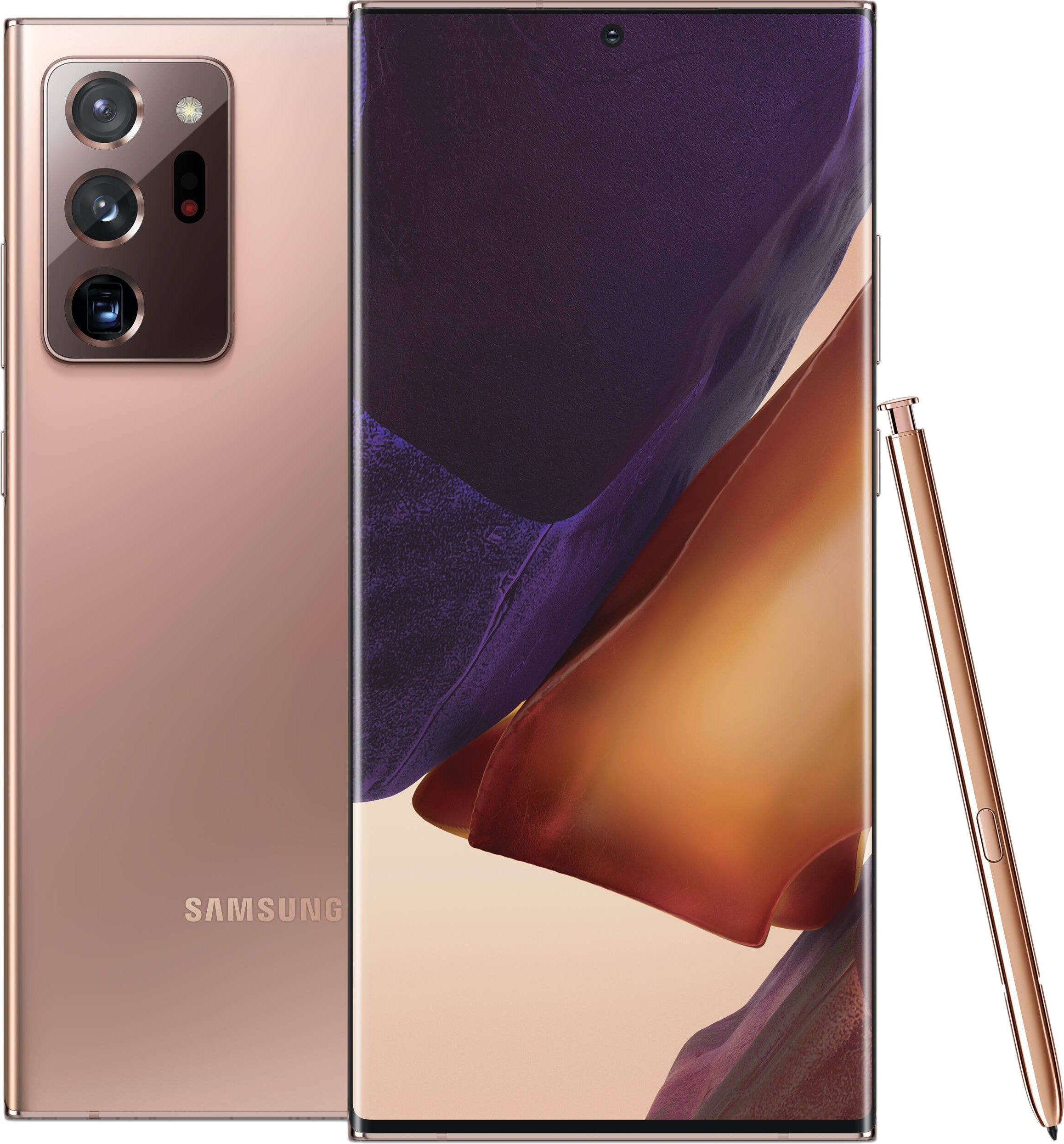 Samsung Galaxy Note 20 5G 256GB Mystic Bronze Unlocked Smartphone - AT&T Compatible | Premium Android Phone for Business & Creative Professionals