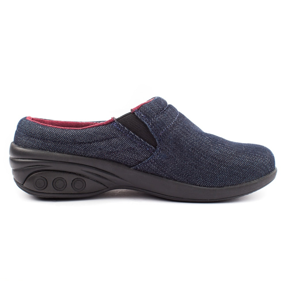 Molly Women's Comfortable Denim Clogs - Slip-Resistant Casual Shoes for Walking, Gardening & Outdoor Activities