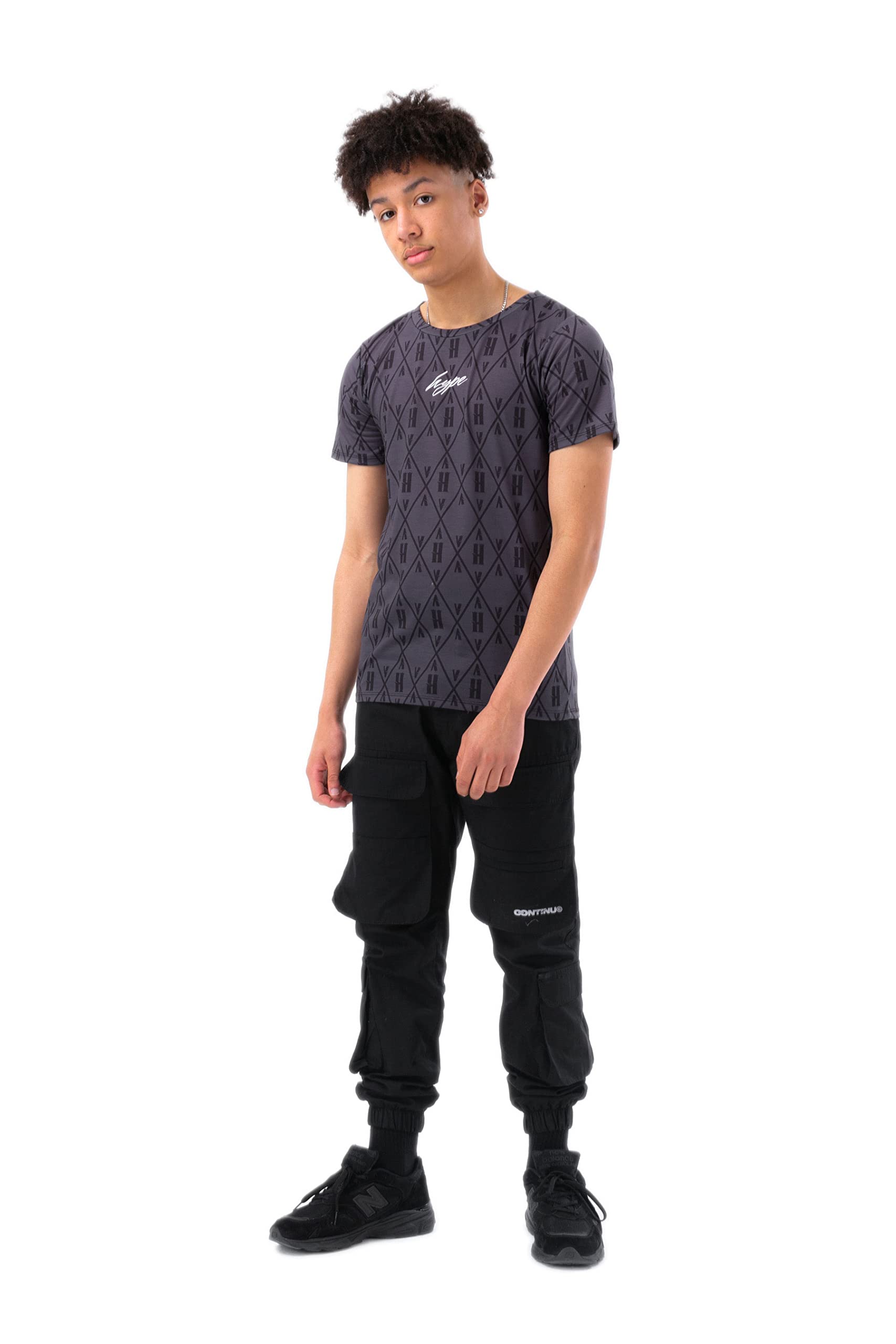 Hype Boys Lush Logo Graphic T-Shirt for Men - Trendy Streetwear Cotton Tee - Perfect for Casual Outfits, Parties & Urban Fashion