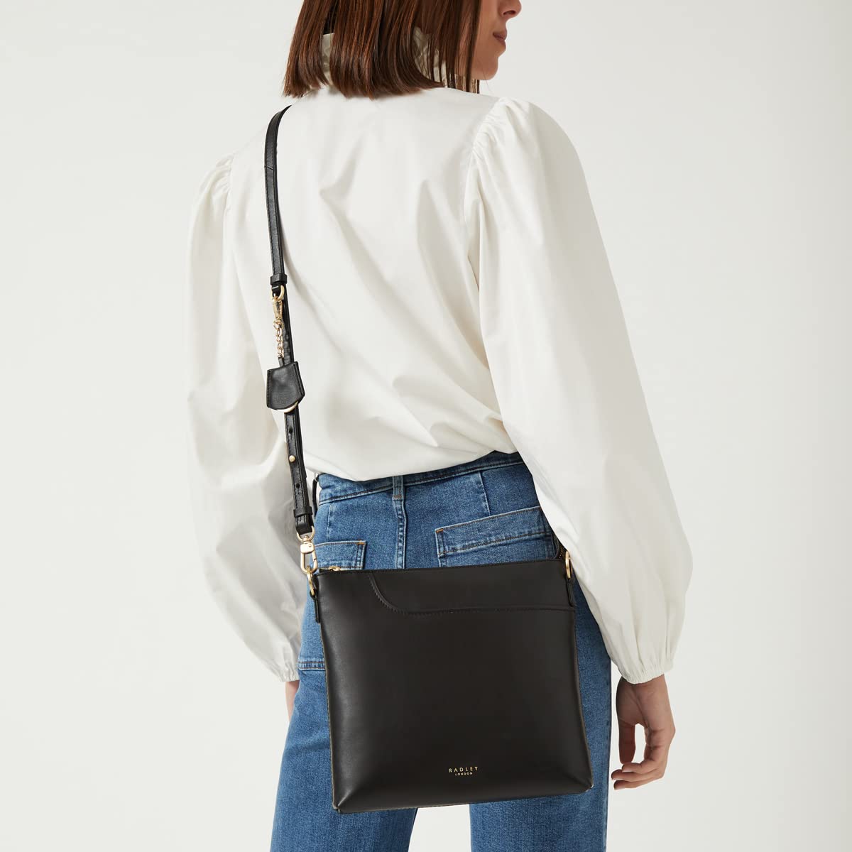 RADLEY London Pockets 2.0 Women's Medium Leather Crossbody Bag with Zipper Top - Stylish & Functional Purse for Everyday Use, Work, and Travel