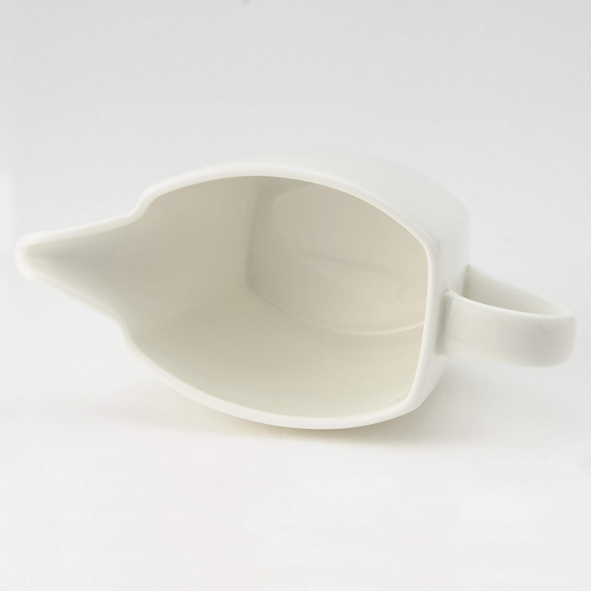Narumi 50827-4585 White Opera Creamer - 6.1 fl oz (170 ml) Microwave Safe Porcelain Pitcher - Perfect for Coffee, Tea & Milk Serving at Home or Cafes