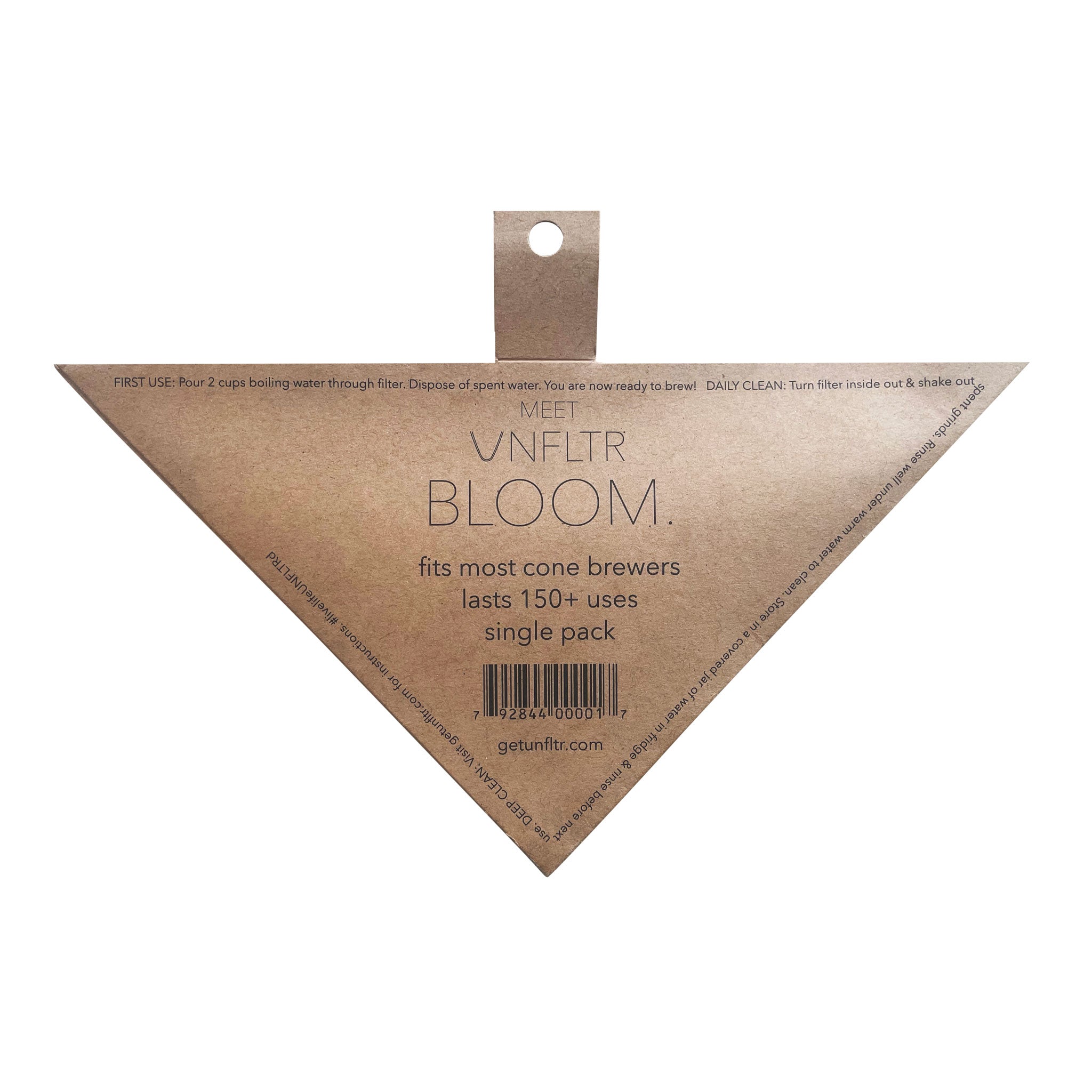 UNFLTR® Bloom Universal Cone Filter for Coffee, Tea, and Cold Brew - Premium Reusable Stainless Steel Mesh Filter for Drip Coffee Makers, Pour Over, and French Press