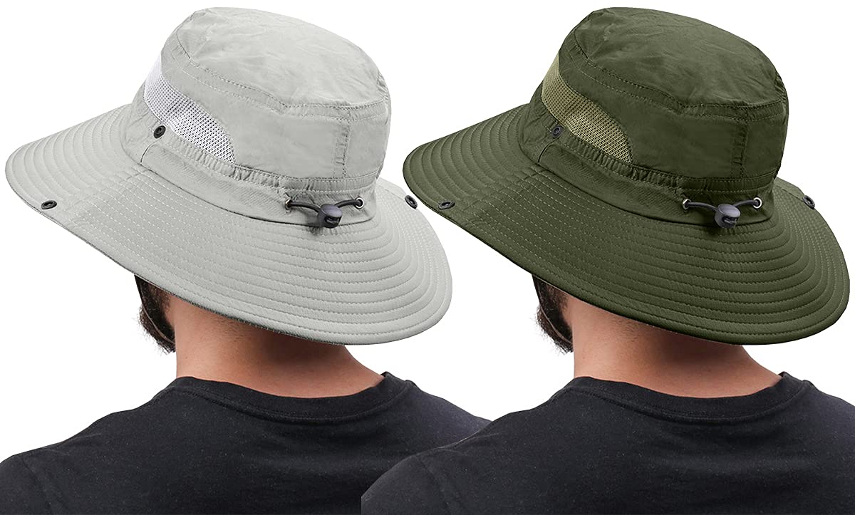 UPF 50+ Boonie Sun Hat for Men & Women - Fishing, Hiking, Safari