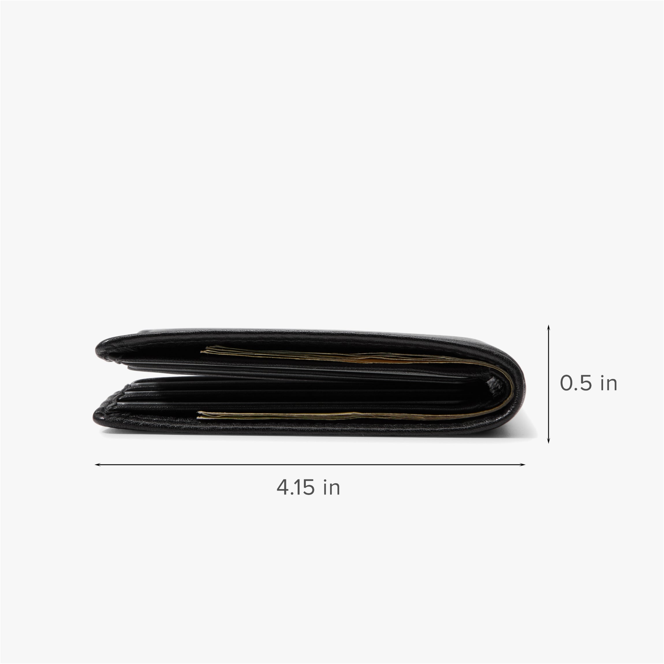 Slim Bifold Leather Wallet for Men - Genuine Espresso Brown RFID Blocking - Perfect for Everyday Carry, Travel & Business