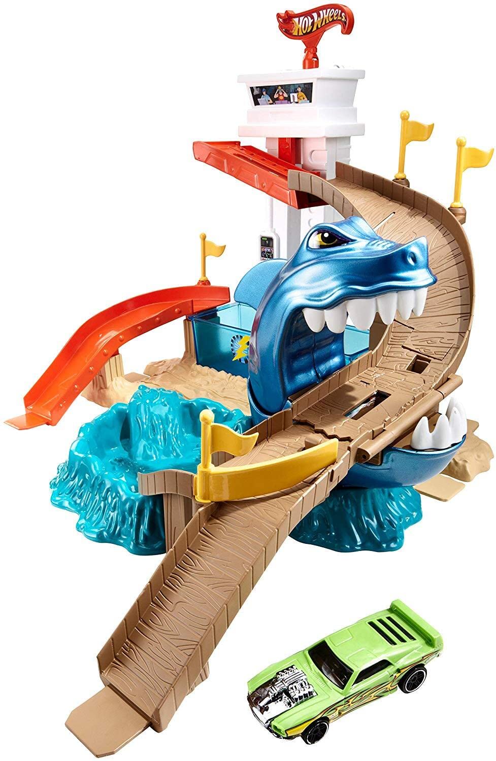 Hot Wheels Color Shifters Sharkport Showdown Toy Car Set - Amazon Exclusive Collectible Die-Cast Vehicles for Kids & Adults - Perfect for Racing, Collecting & Display Scenes