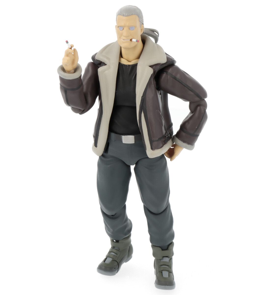 Figma Batou Action Figure - Ghost in the Shell Stand Alone Complex Collectible Model for Anime Fans & Sci-Fi Collectors - Perfect for Display, Cosplay, and Gift Giving