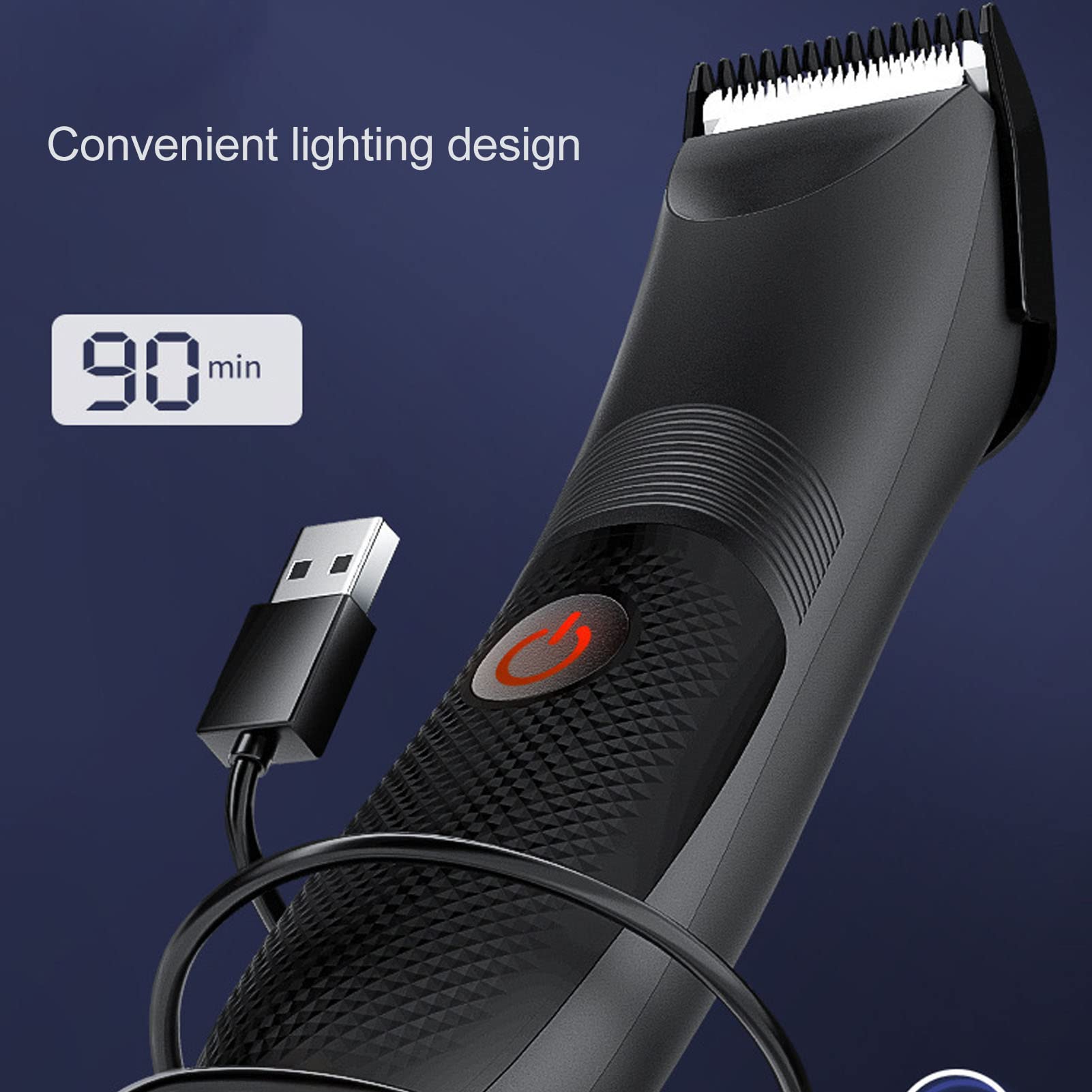 Professional Electric Body Hair Trimmer & Epilator - Rechargeable Cordless Shaver for Men & Women - Portable Hair Clipper for Salon & Home Use - Perfect for Travel, Gym, and Personal Grooming