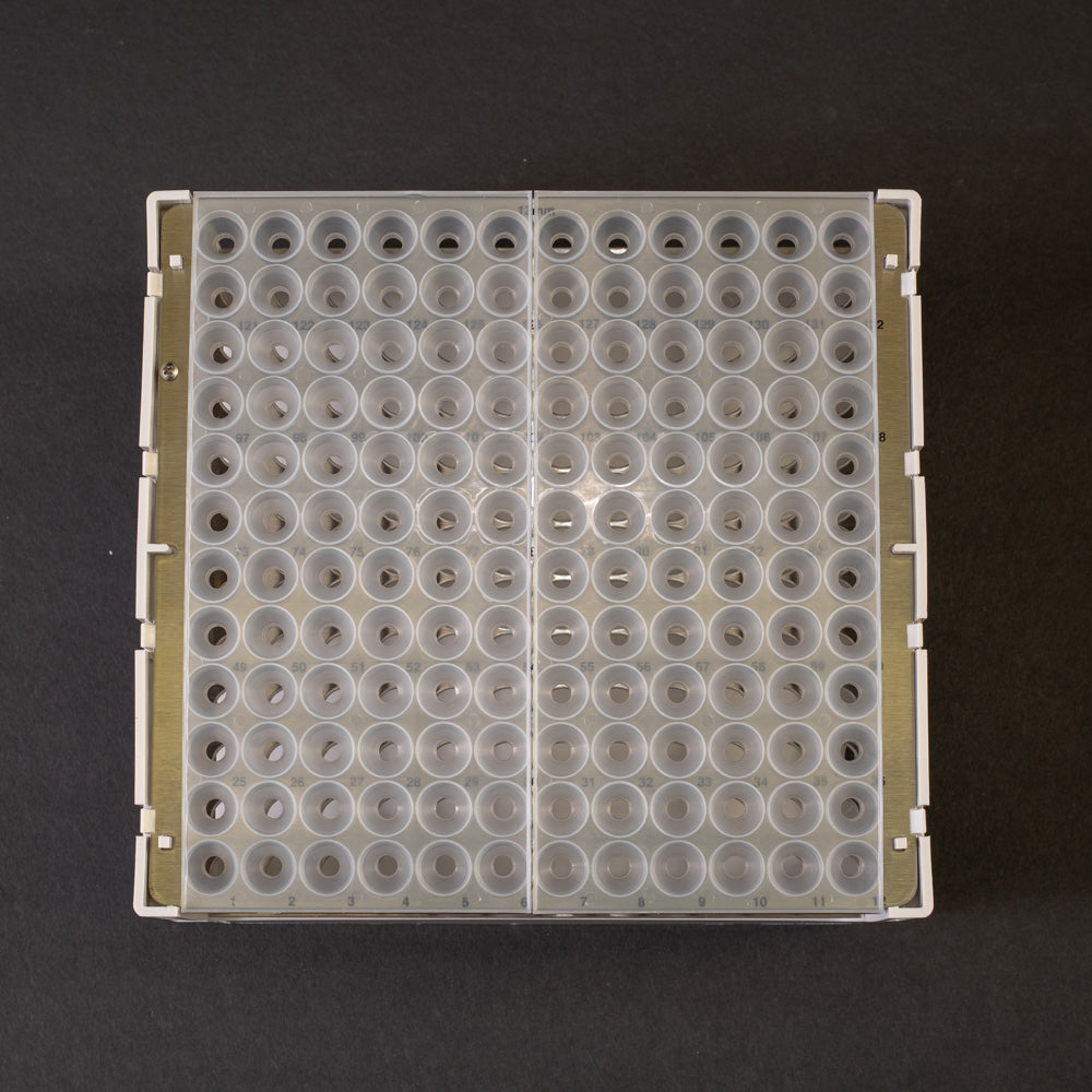 Foxy® R1 & R2 Tube Rack for 13mm Diameter Tubes (144 Pack) - Perfect for Laboratory Organization & Sample Storage
