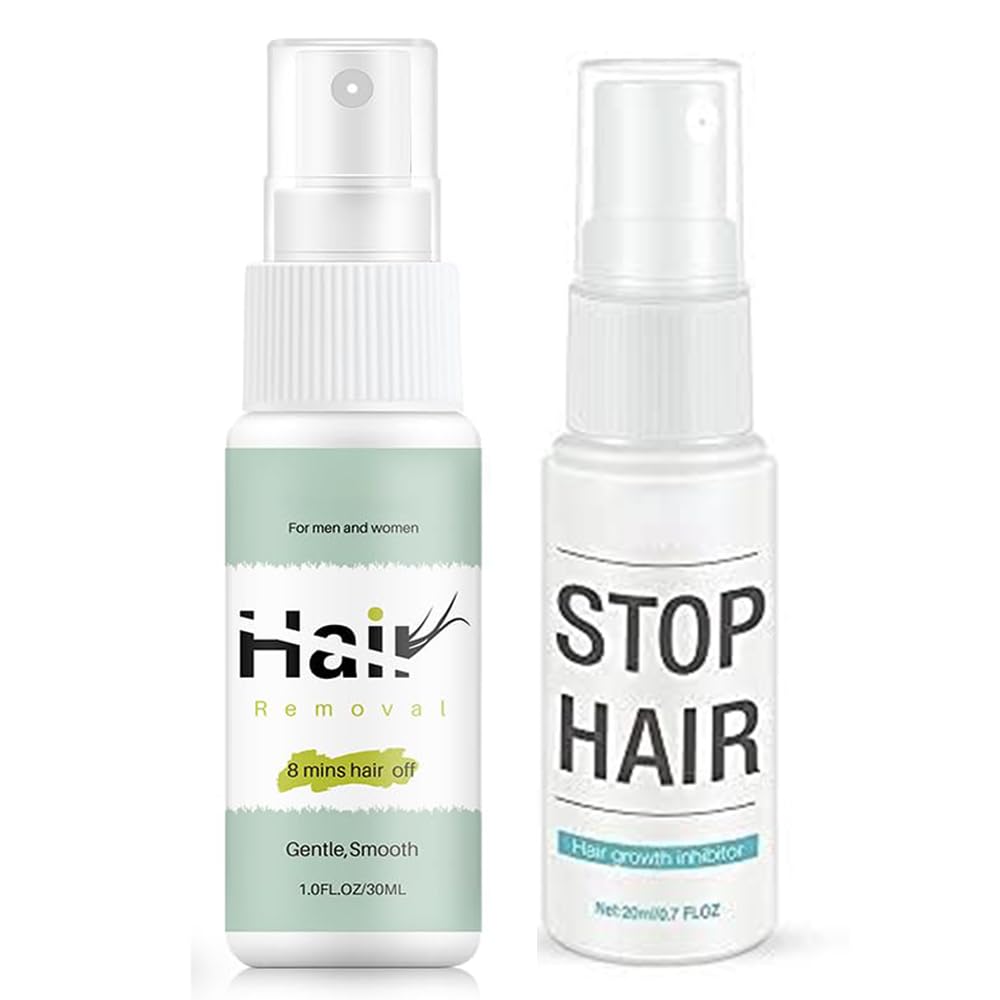 Best Hair Remover for Women - Permanent Hair Growth Inhibitor Spray for Face & Body | Painless Hair Removal for Smooth Skin at Home