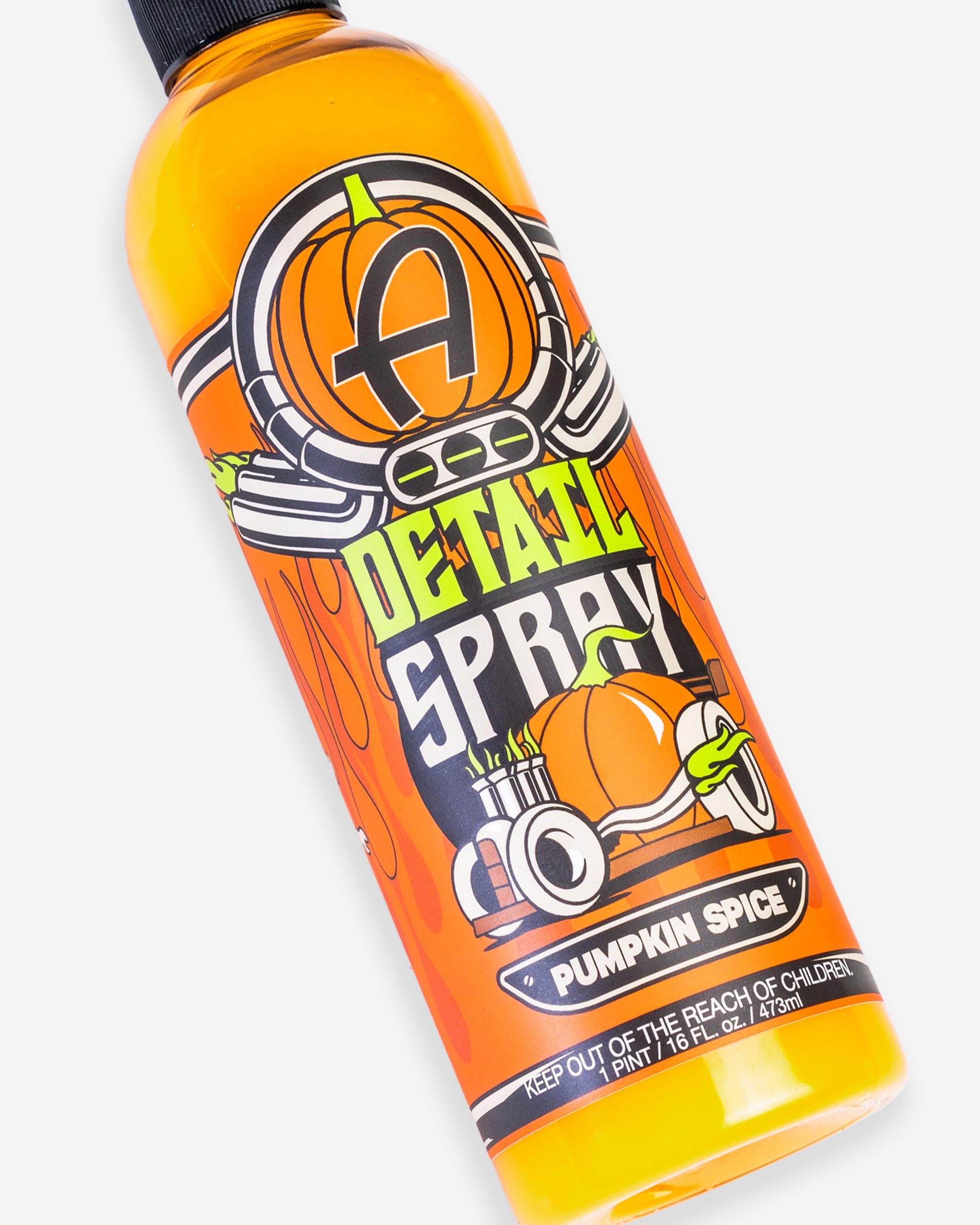 Adam's Premium Pumpkin Spice Car Detailing Spray - 16oz Auto Interior & Exterior Cleaner for Fall Season Car Care (Perfect for Autumn Road Trips & Thanksgiving Travel)