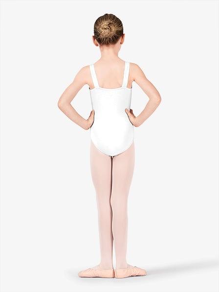 Girls Cotton Tank Leotard for Dance & Gymnastics - Comfortable Stretchy Performance Wear for Ballet, Cheerleading & Theater Costumes