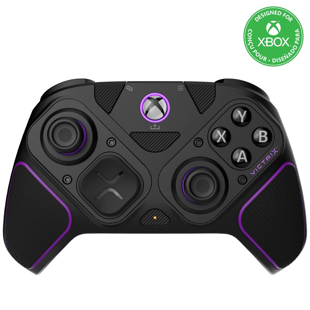 Victrix Pro BFG Wireless Gaming Controller for Xbox Series X|S, Xbox One & Windows 10/11 - Modular Gamepad with Dolby Atmos Audio, Remappable Buttons, Custom Triggers & Paddles - Perfect for Competitive Gaming & PC Gaming Sessions (Black)