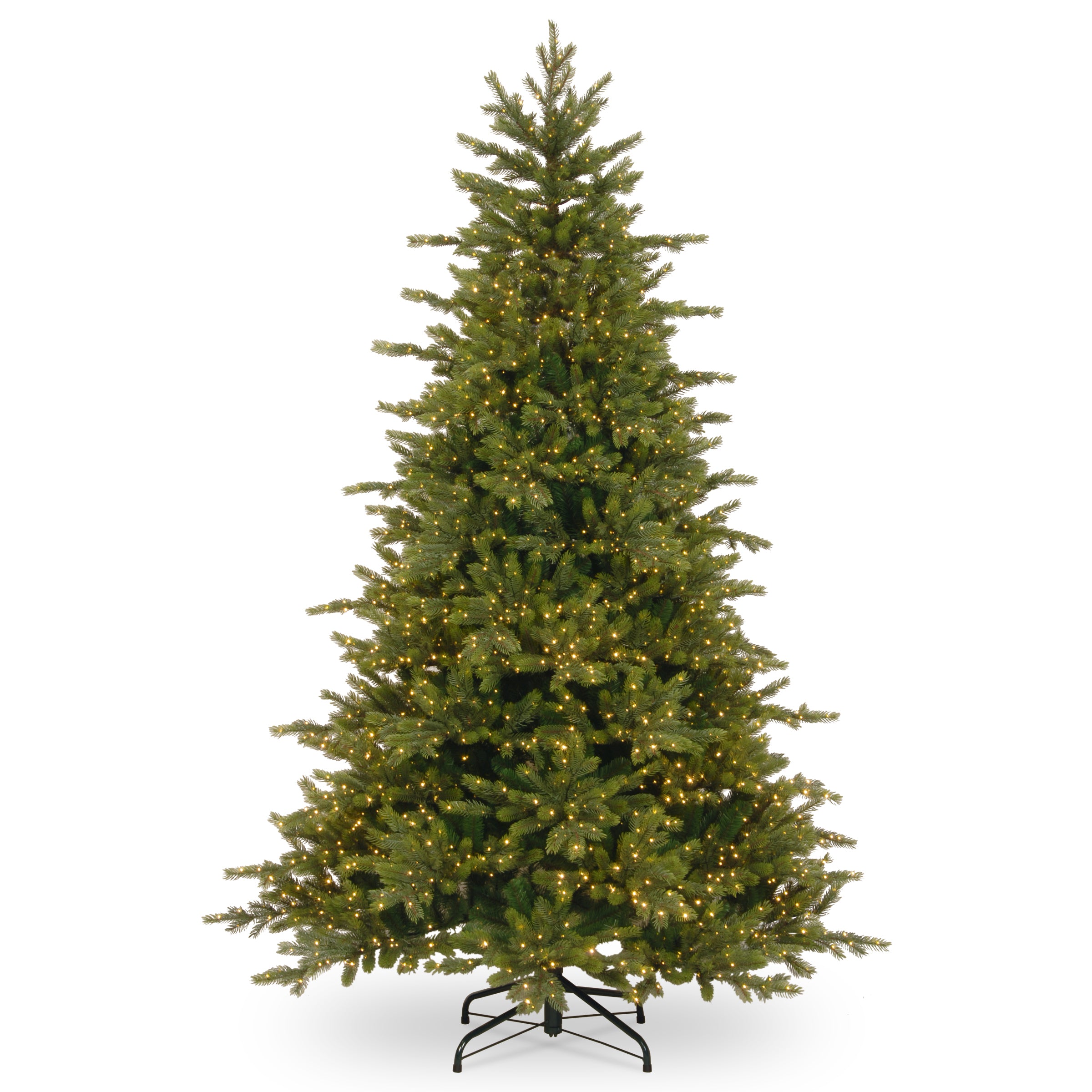 7.5 ft Pre-Lit Rocky Mountain Spruce Christmas Tree with 500 Infinity LED Lights - Perfect for Holiday Home Decor & Living Room Centerpiece