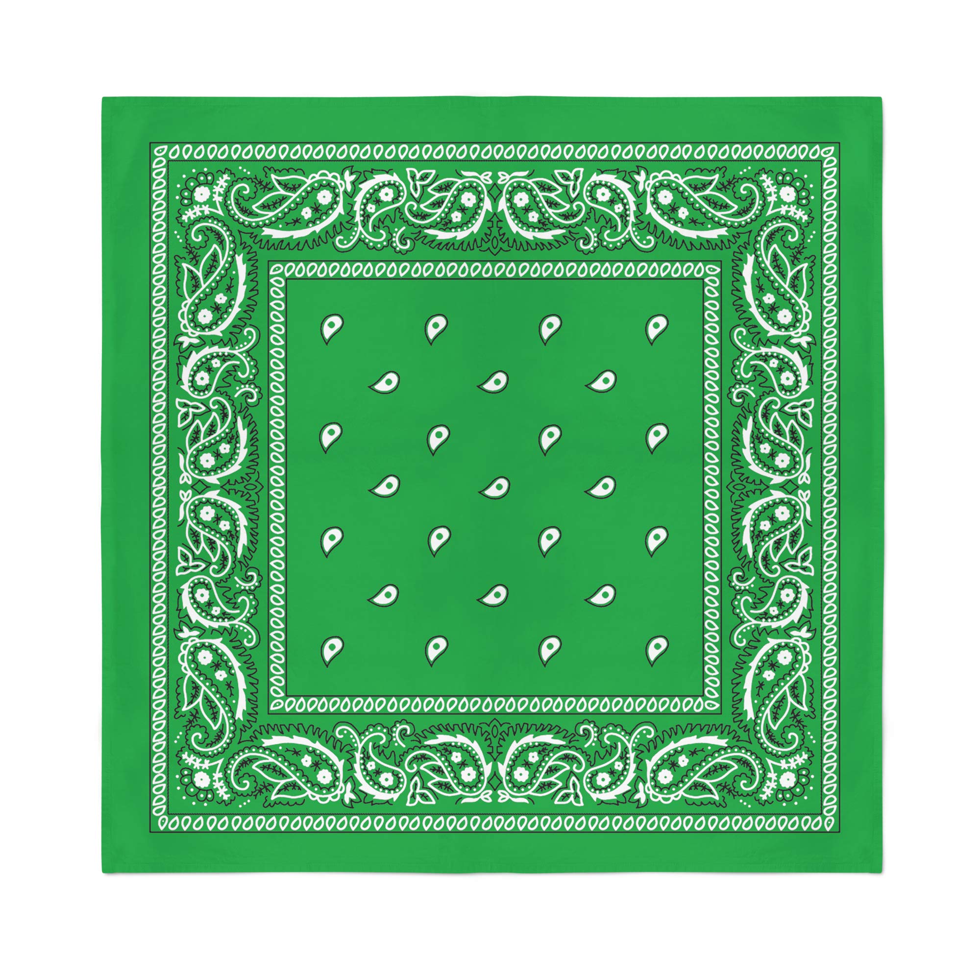 Bulk Wholesale 60 Pack Paisley Cotton Bandanas - Assorted Colors, Soft & Durable for Fashion, Outdoor Activities & DIY Crafts