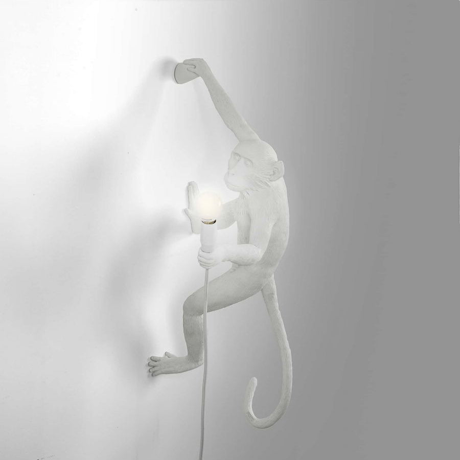 Cute Monkey Wall Lamp - LED Night Light for Kids Room, Nursery, Bedroom - Fun Animal-Themed Decor for Children's Spaces