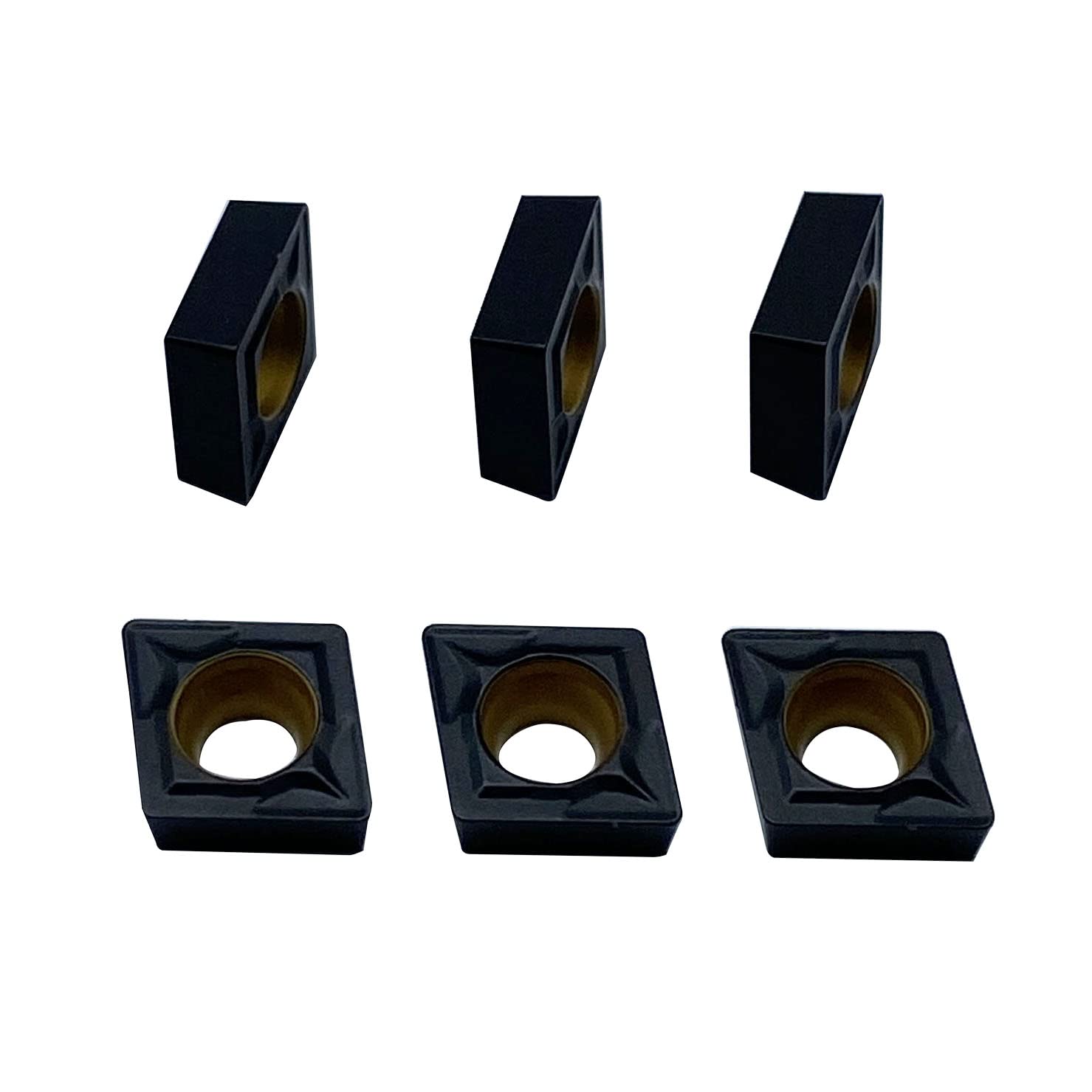10pcs CCMT21.51 CCMT060204 Lathe Turning Inserts Cutting Tools for Cast Iron & Ductile Iron Parts - Ideal for CNC Turning, Milling & Metalworking Operations