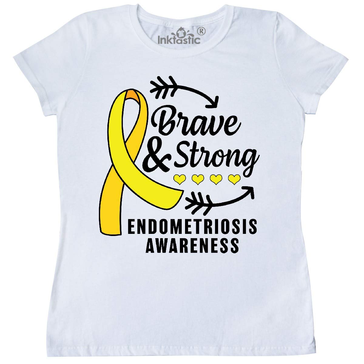 Endometriosis Awareness T-Shirt for Women - Brave & Strong Design for Support & Advocacy