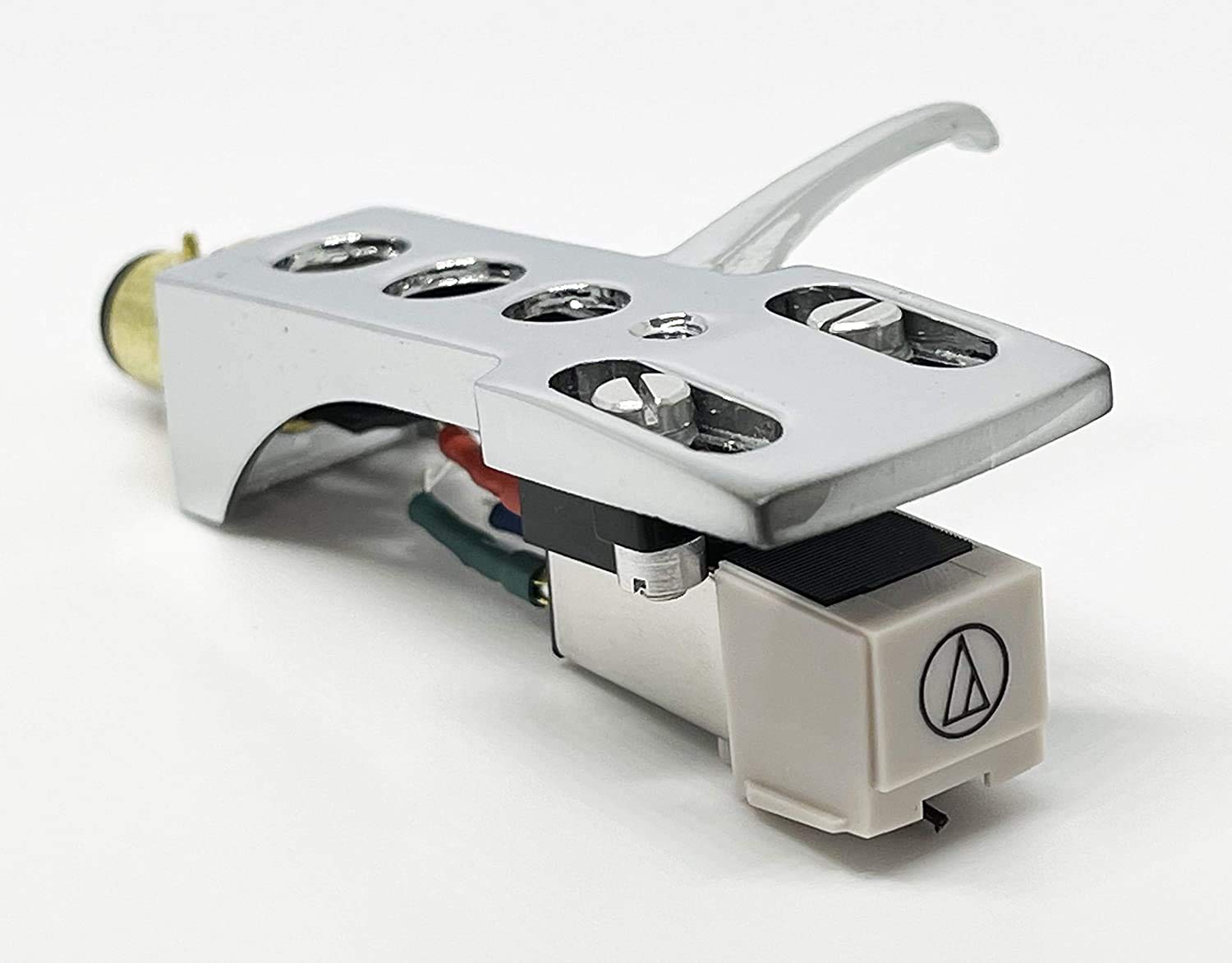 Stanton T55 USB, T52, STR820, T50, STR850, T120C, T90 USB Replacement Cartridge with Conical Stylus, Needle & Chrome Headshell - Perfect for DJ Turntables & Vinyl Record Playback