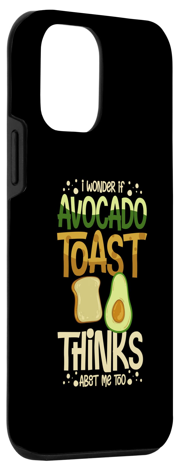iPhone 12 Mini Case - Cute Avocado Toast Design, Slim Protective Phone Cover for iPhone 12 Mini - Perfect for Cooking Enthusiasts & Food Lovers